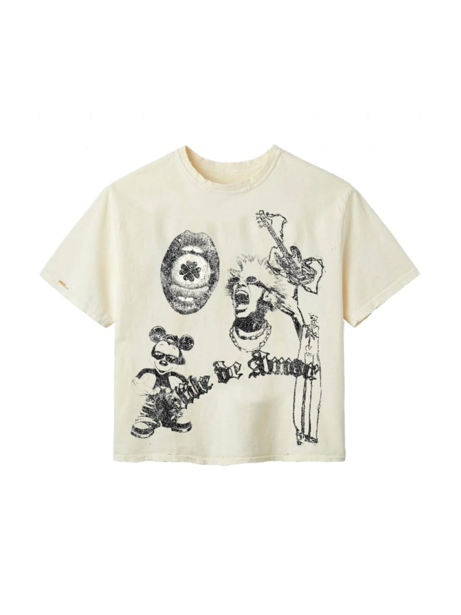 Stile De Amor Rock Tee Cream