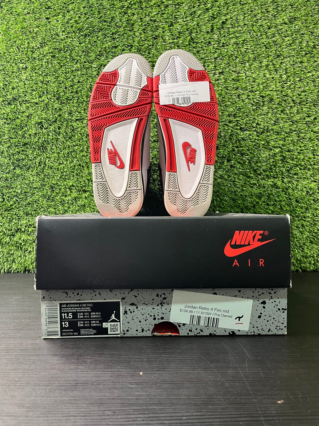 Jordan Retro 4 Fire red