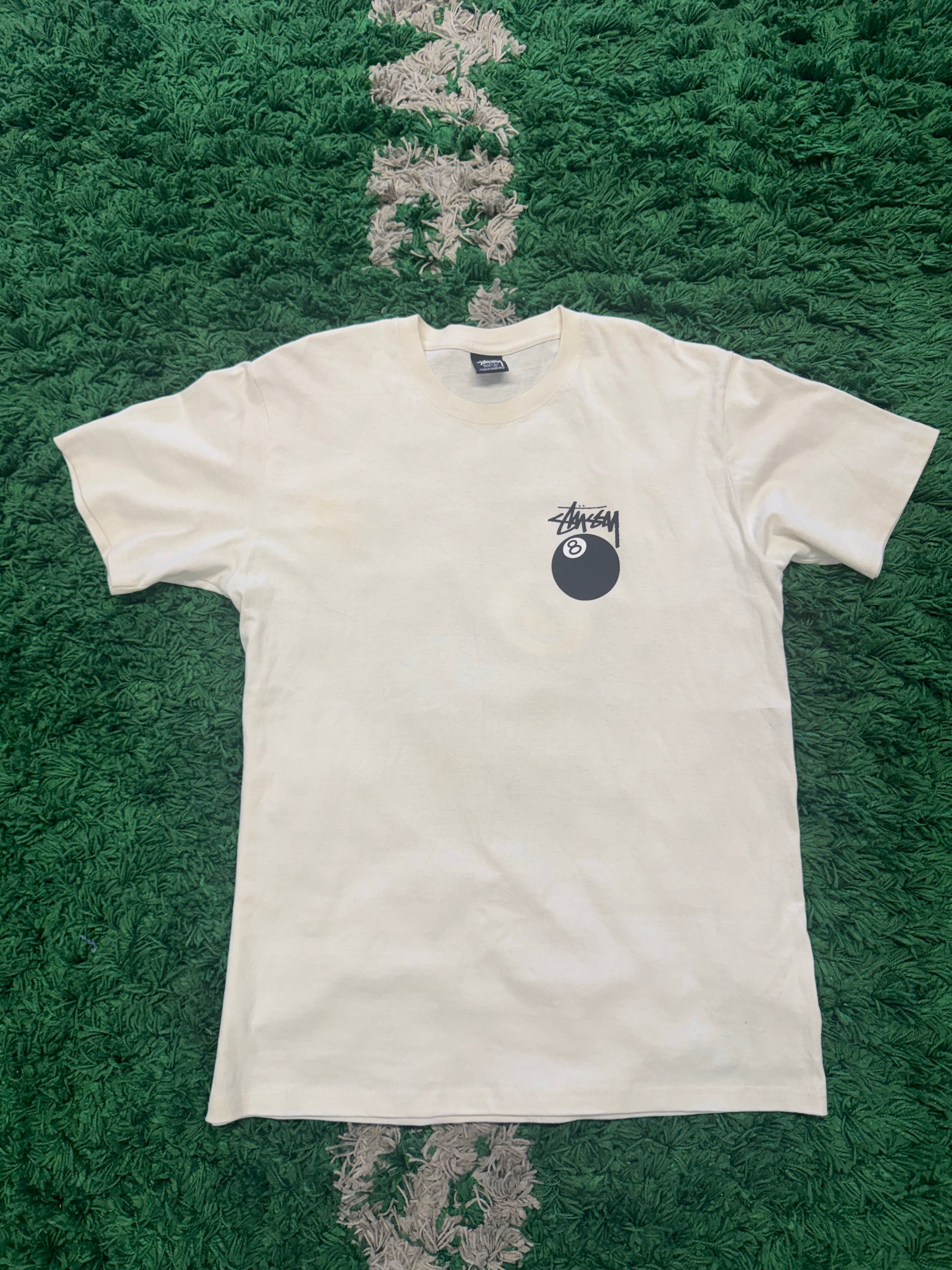 Stussy 8 Ball Pigment Dyed Tee Natural