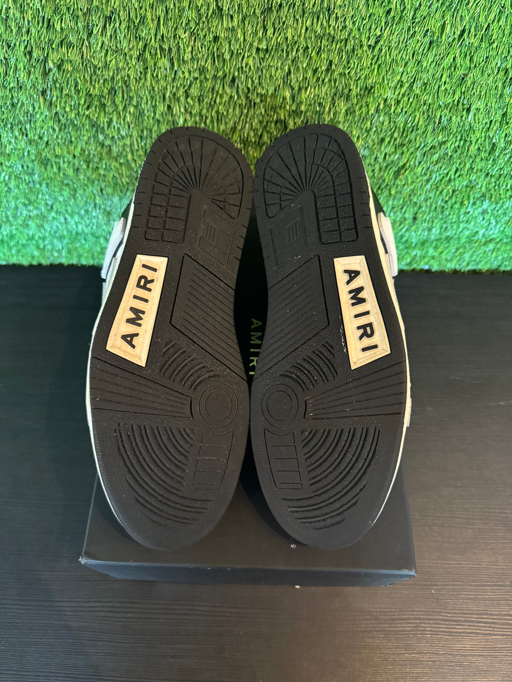 Amiri Skel Top Low Sneaker Black/White