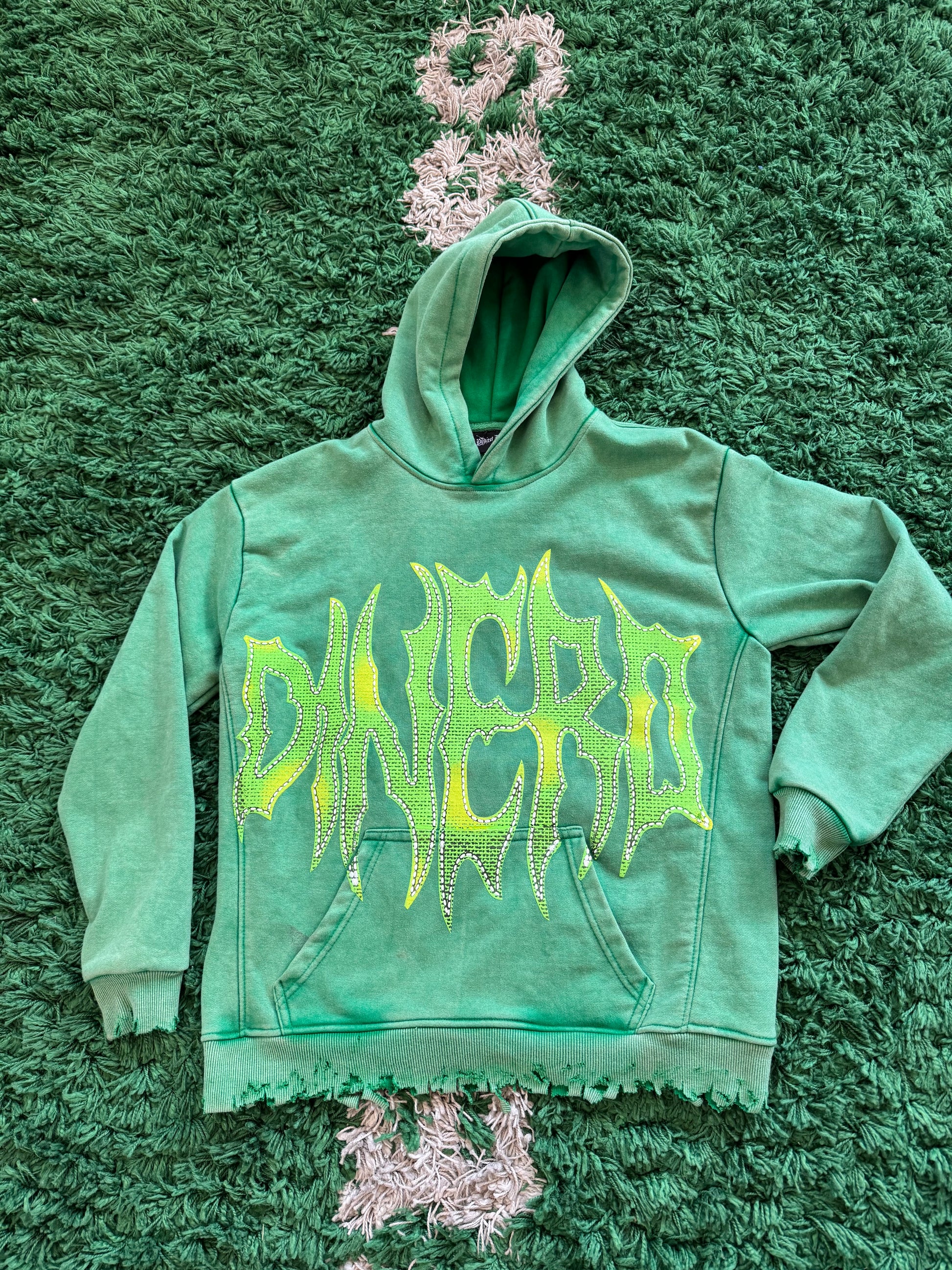 Project dinero Green slime hoodie