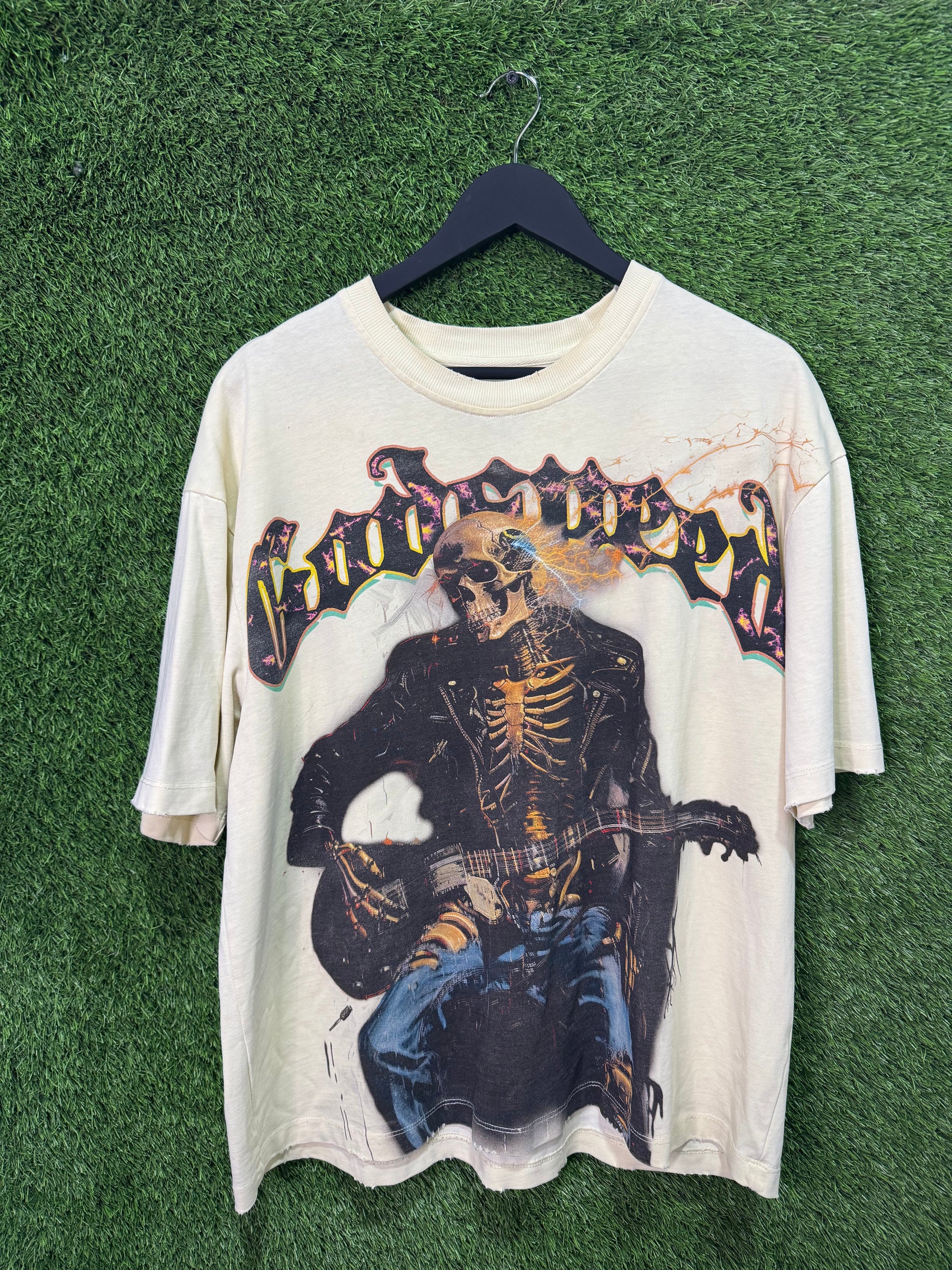Godspeed skeleton guitarist tee