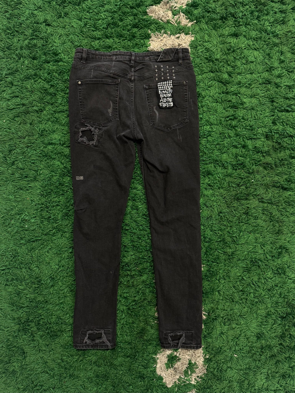 Ksubi Distressed Jeans Black
