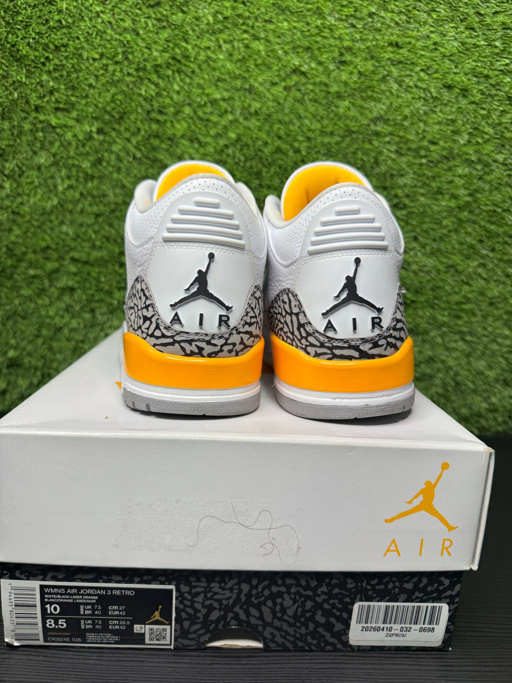Jordan 3 Retro Laser Orange (Women's)