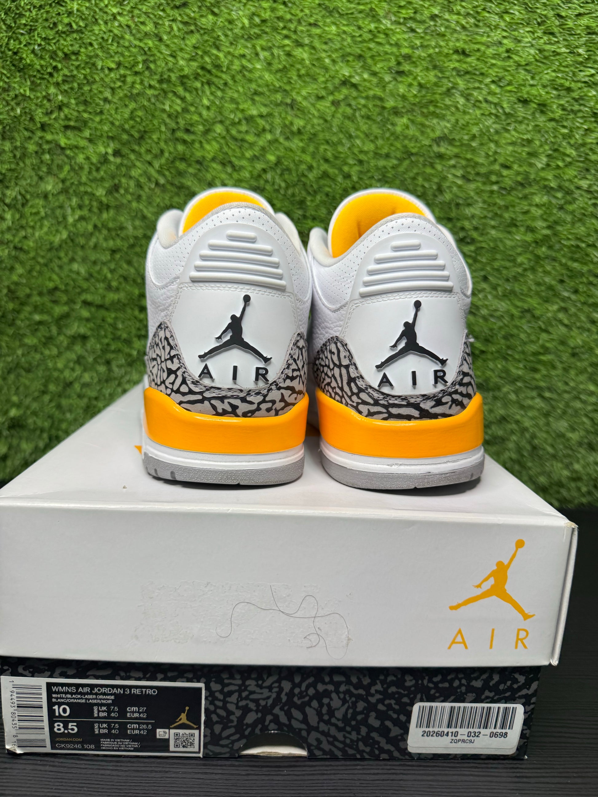 Jordan 3 Retro Laser Orange (Women's)