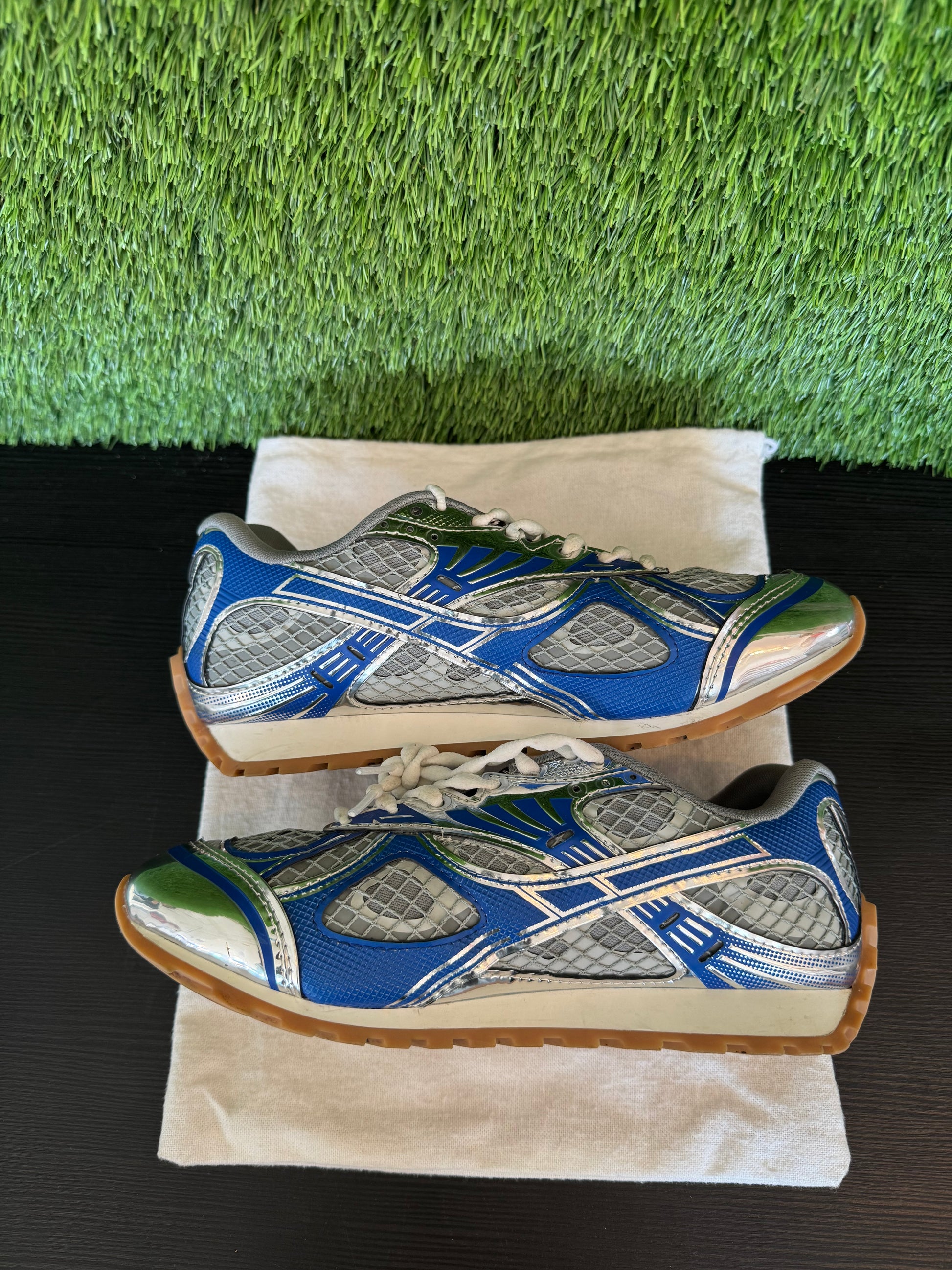 Bottega Veneta Orbit Sneakers Grey/Blue