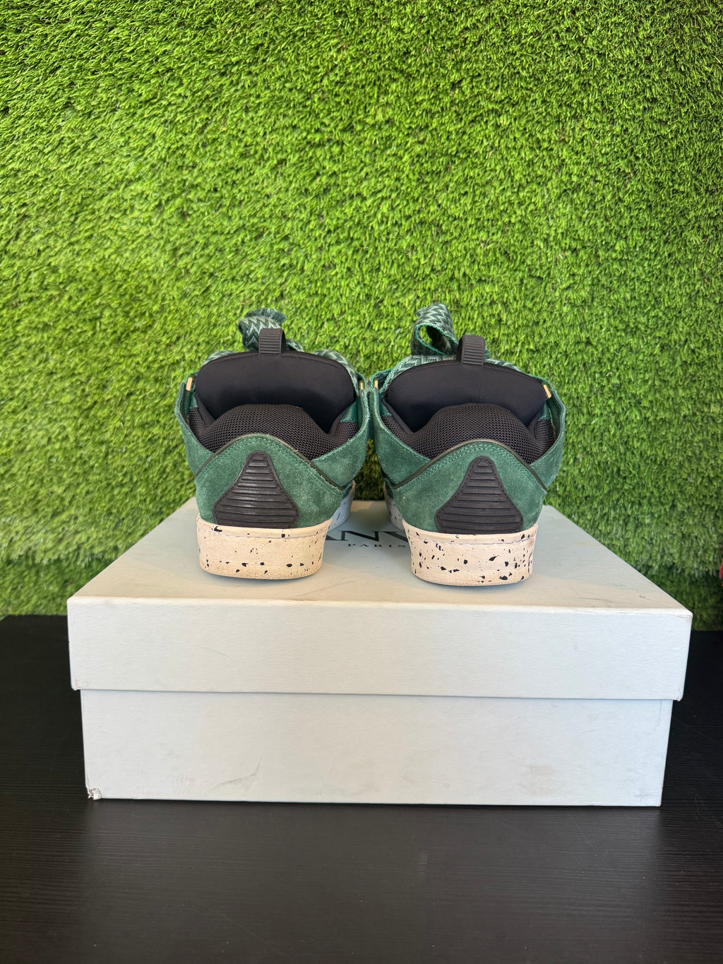 Lanvin Curb Green Black