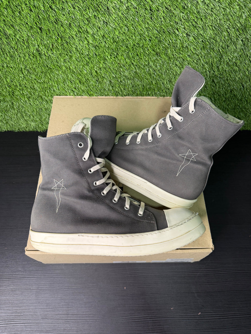 Rick Owens Hollywood DRKSHDW Pentagram High Dark Dust