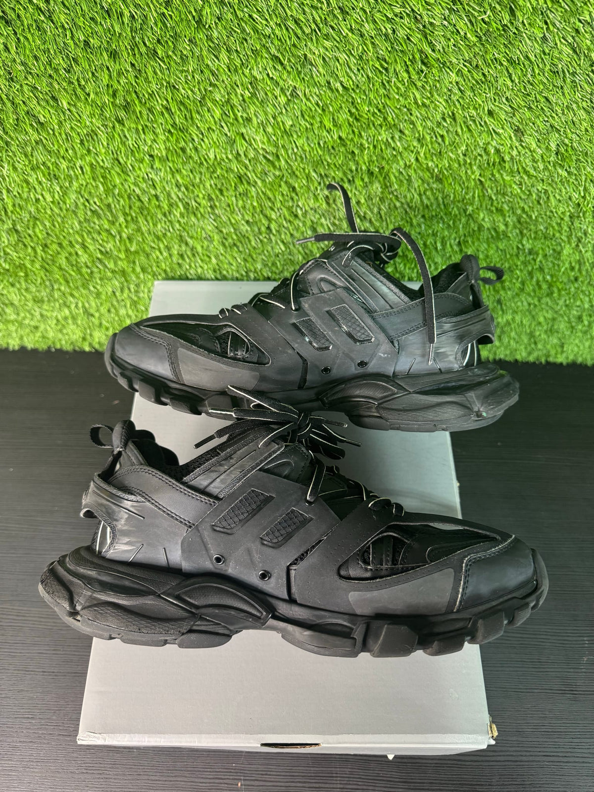 Balenciaga black track sneaker