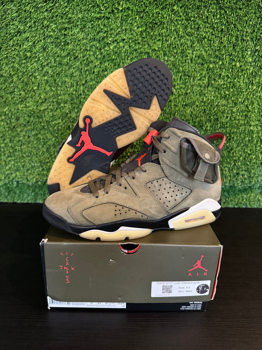 Jordan 6 Retro Travis Scott Olive