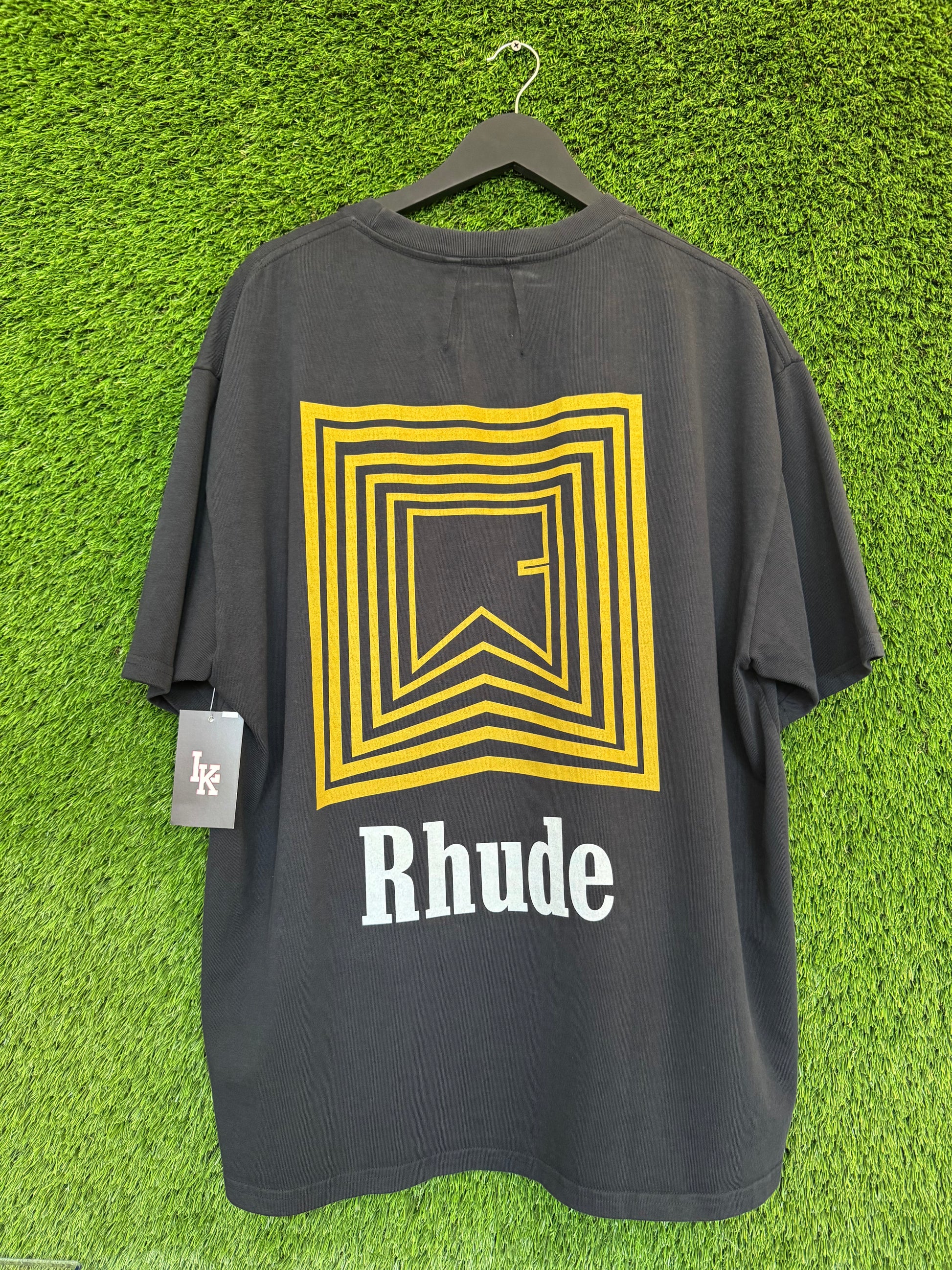 Rhude Chevron Logo Tee Black