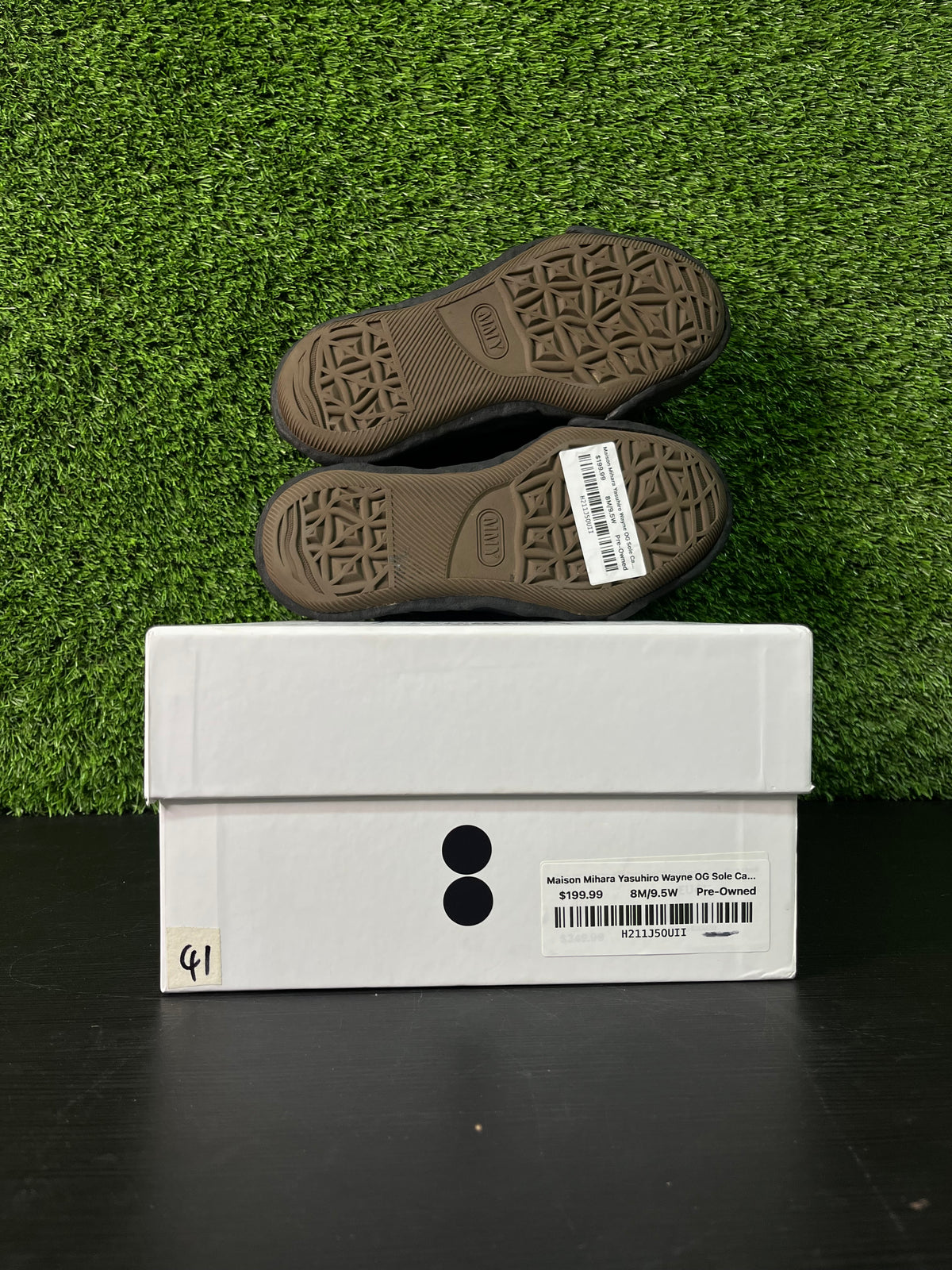Maison Mihara Yasuhiro Wayne OG Sole Canvas Low Black