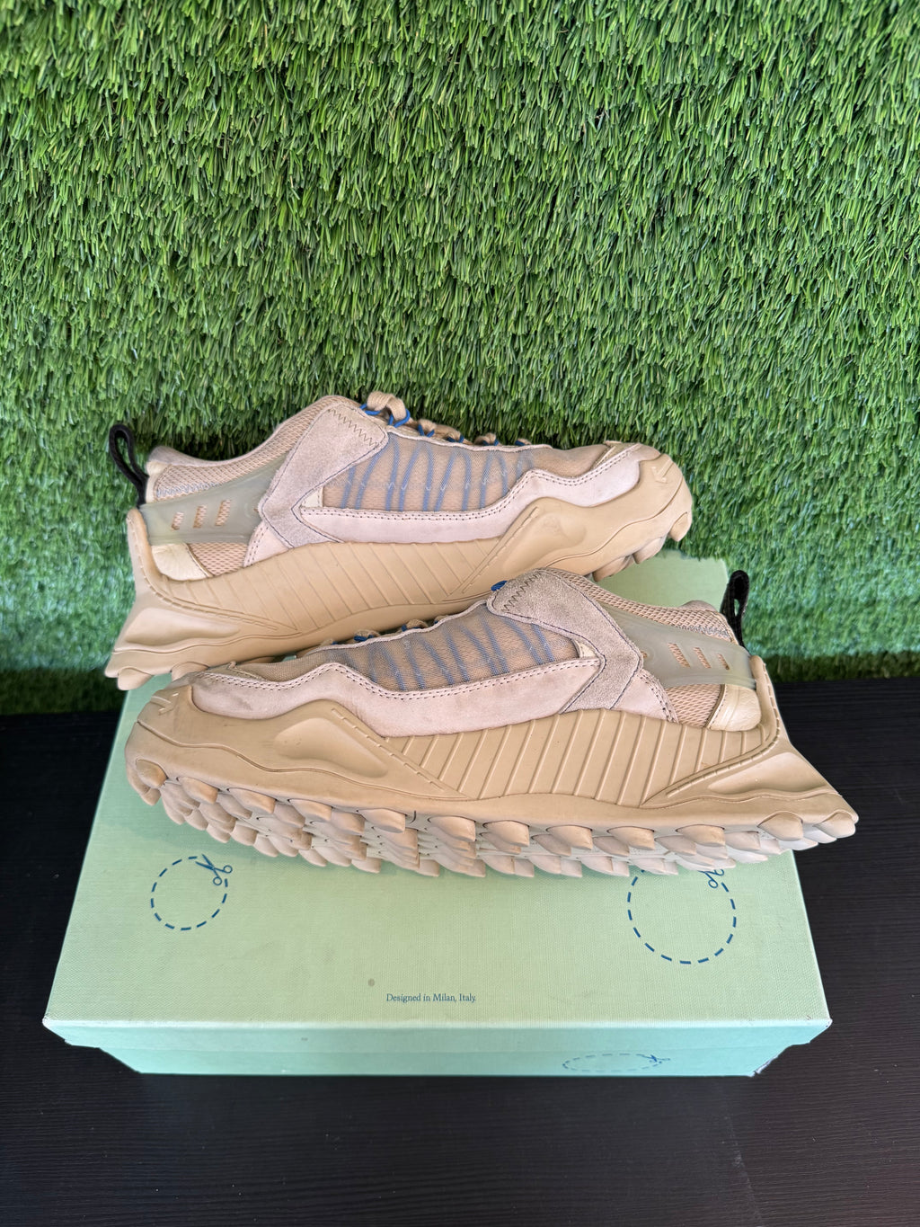 Off-White Odsy-1000 Beige Green