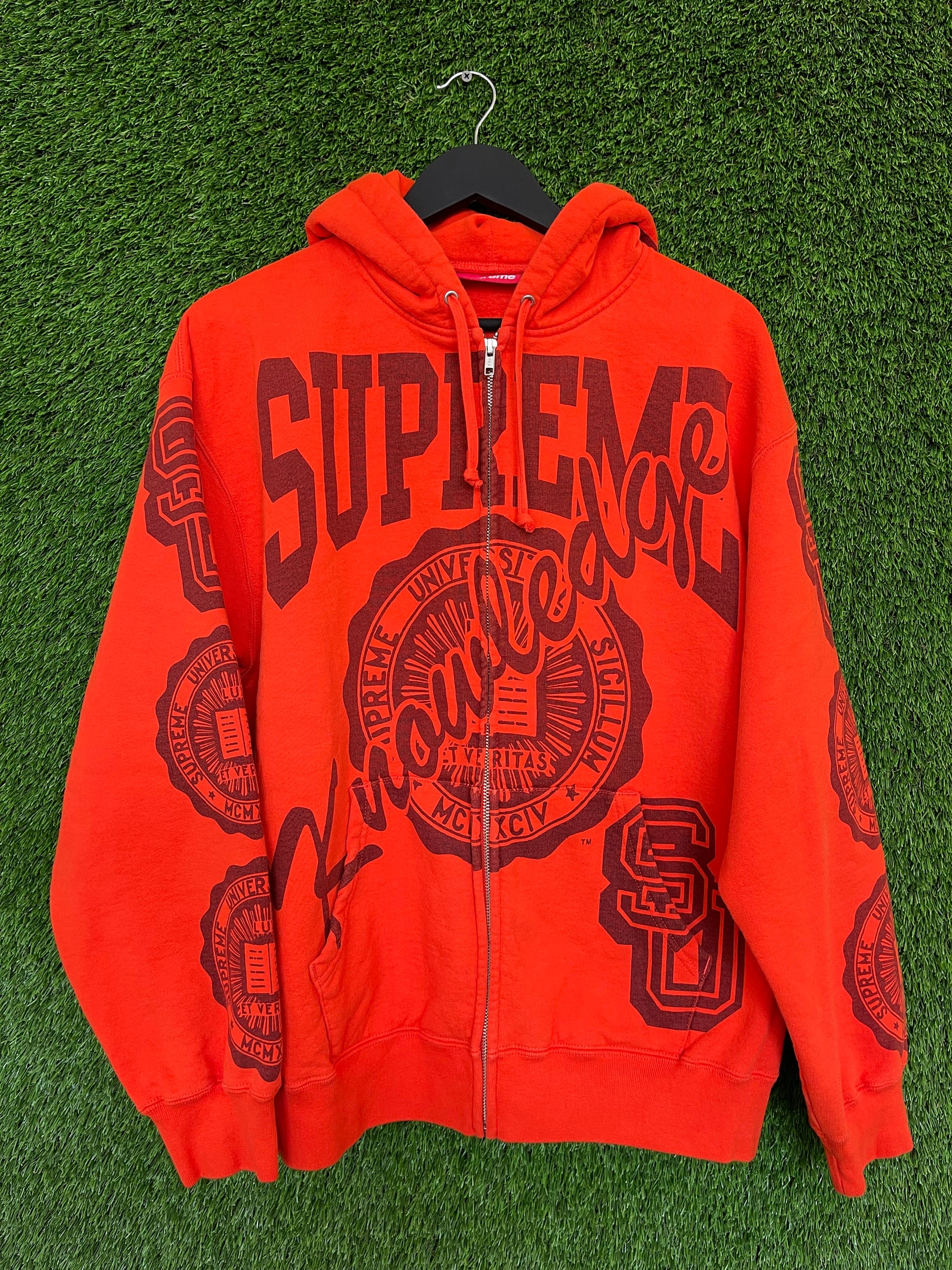 Supreme Knowledge Reigns Zip Up Red/Orange