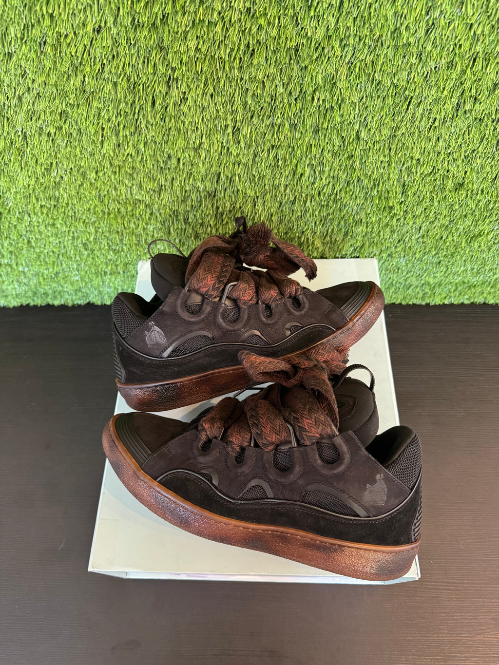 Lanvin Curb Dark Brown (Women's)