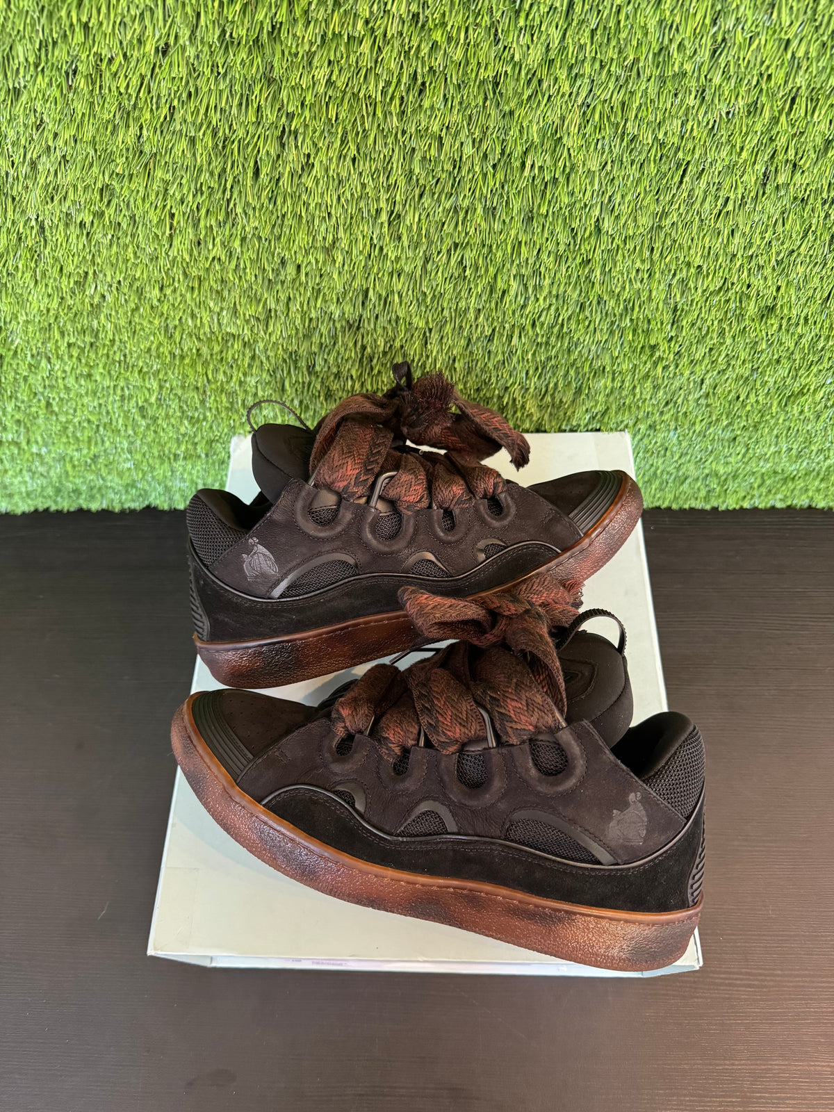 Lanvin Curb Dark Brown (Women's)