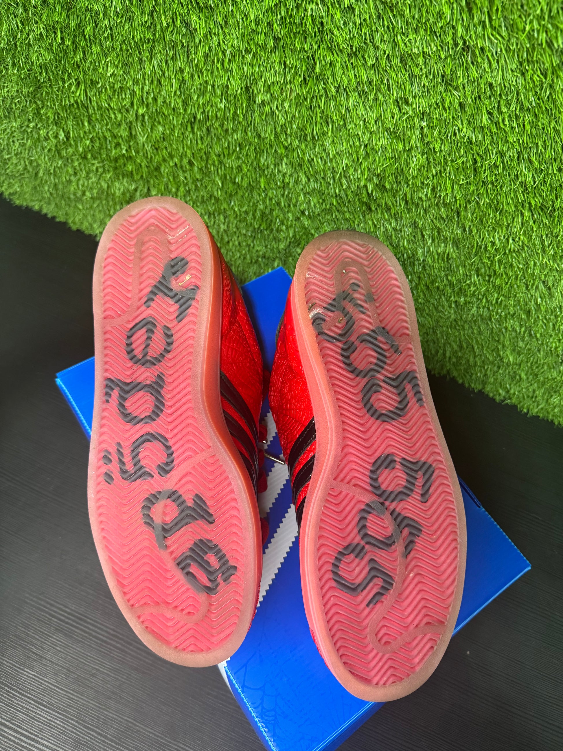 Adidas x Sp5der superstar red black