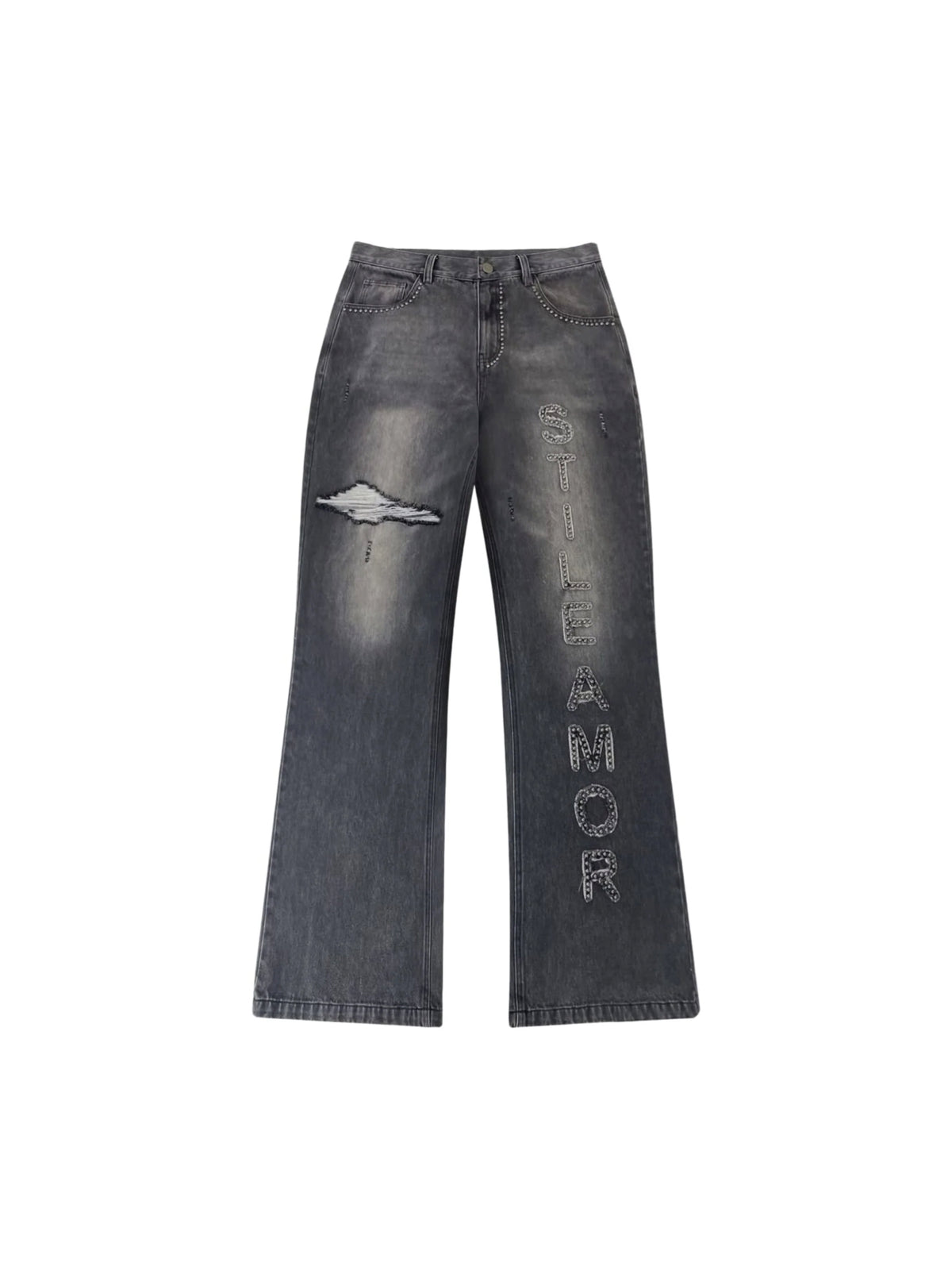 Stile De Amor Borchie Denim