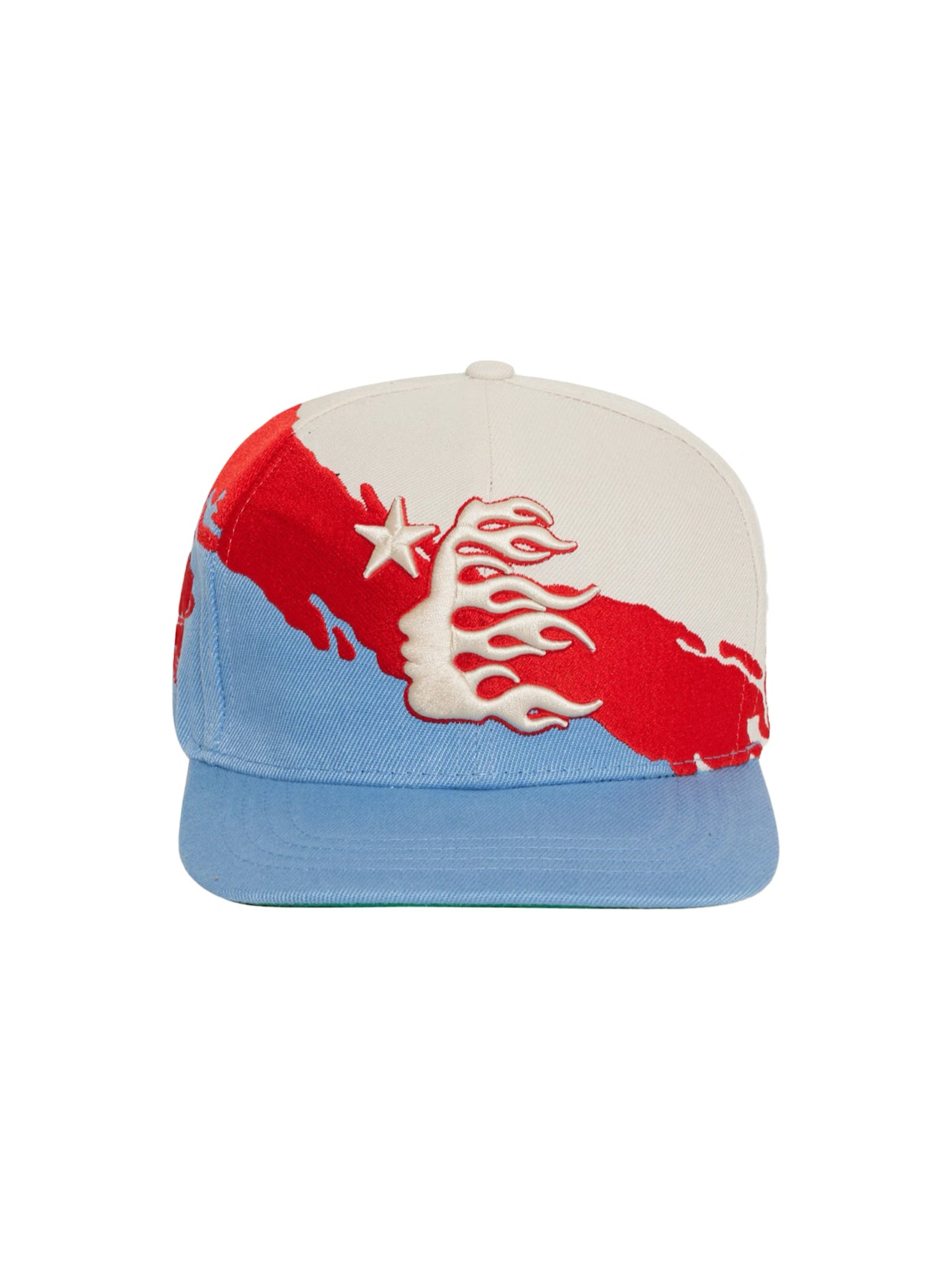 Hellstar Paintbrush Vintage Snapback Red/Blue