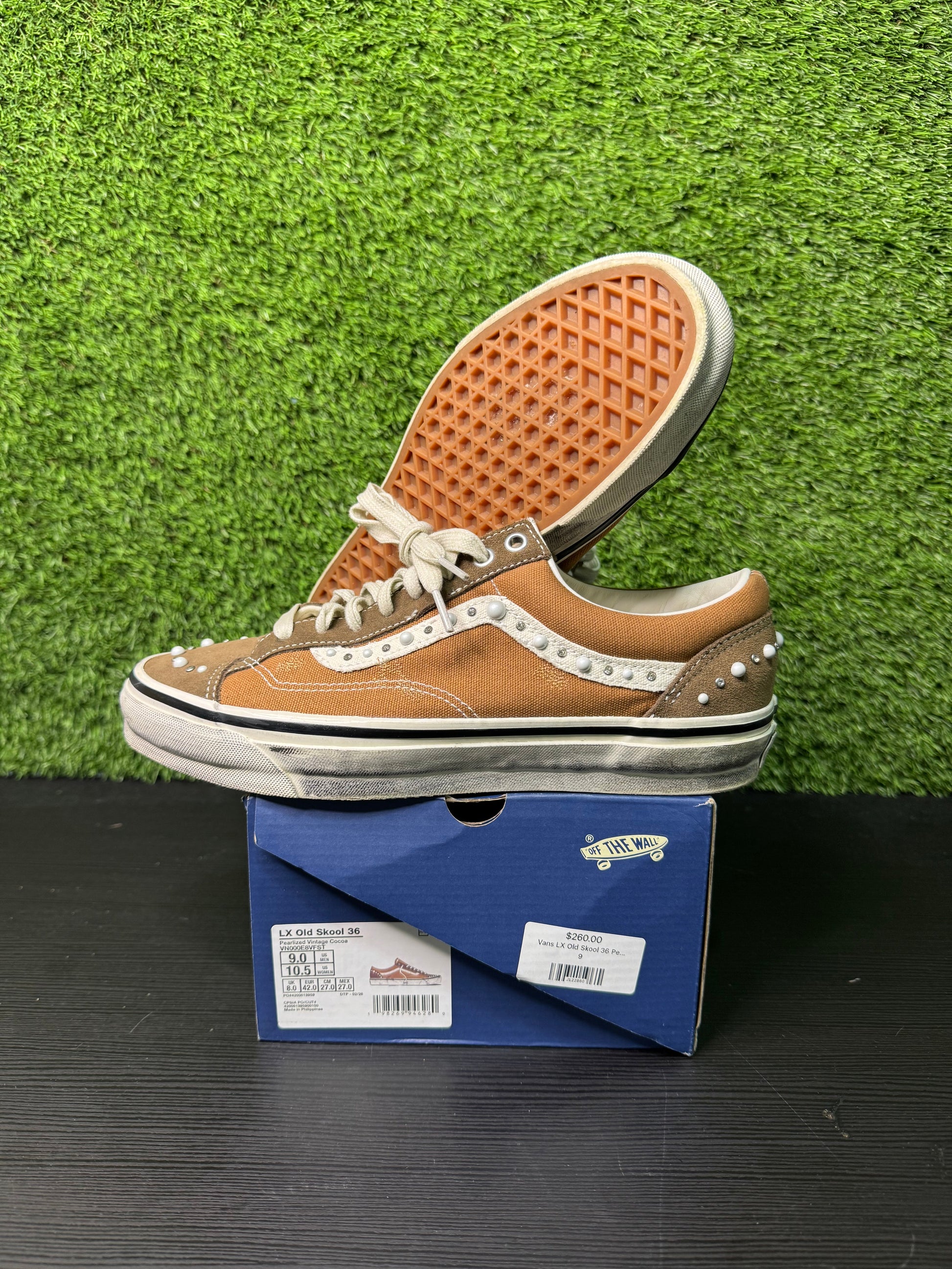 vans LX Old Skool 36 Pearlized Pack Vintage Cocoa Brown