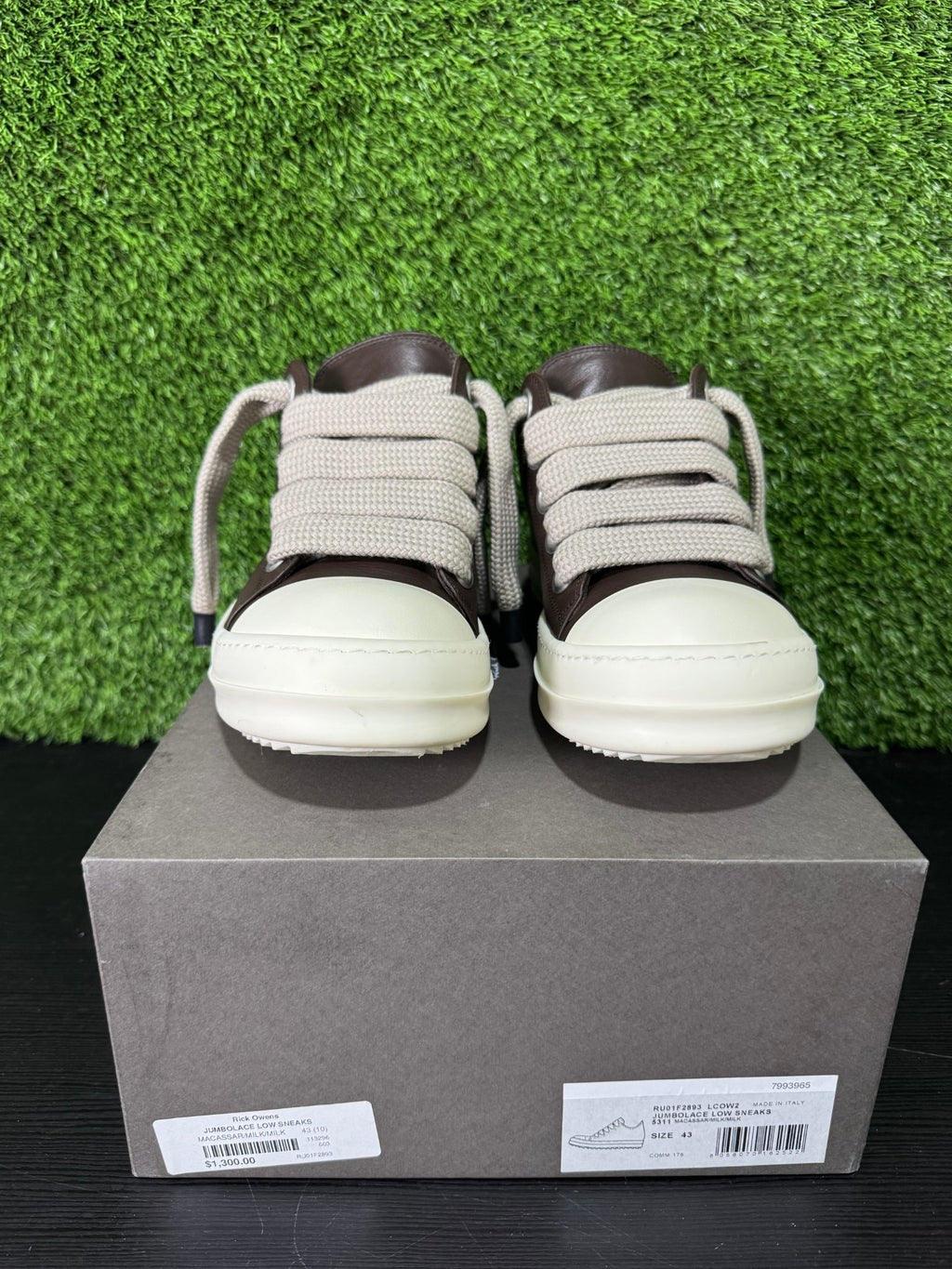 Rick owens jumbolace low macassar
