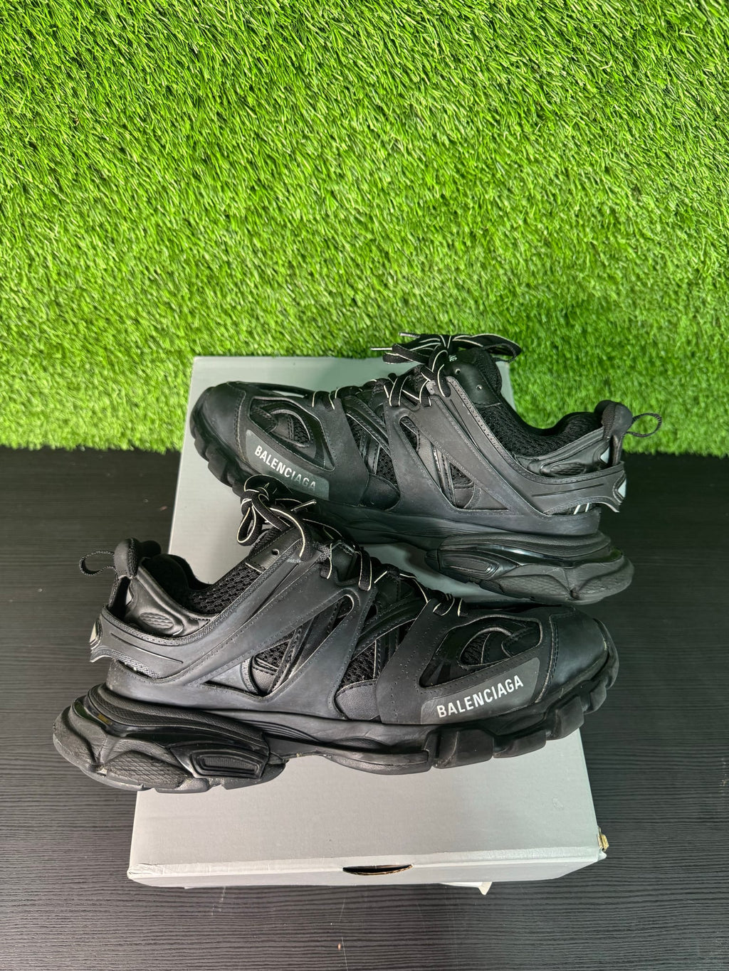 Balenciaga black track sneaker