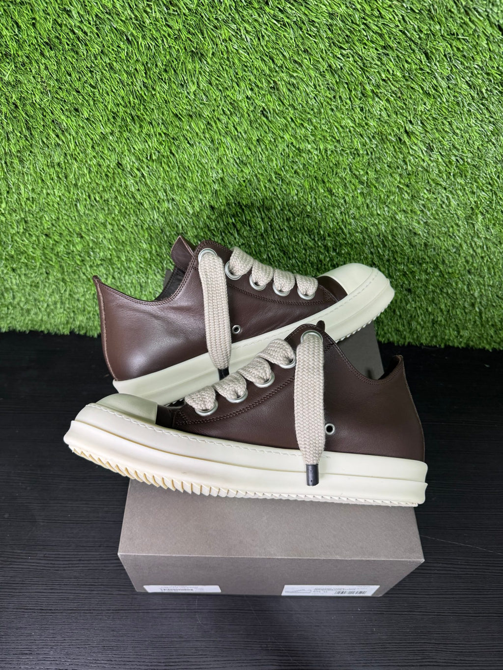 Rick owens jumbolace low macassar