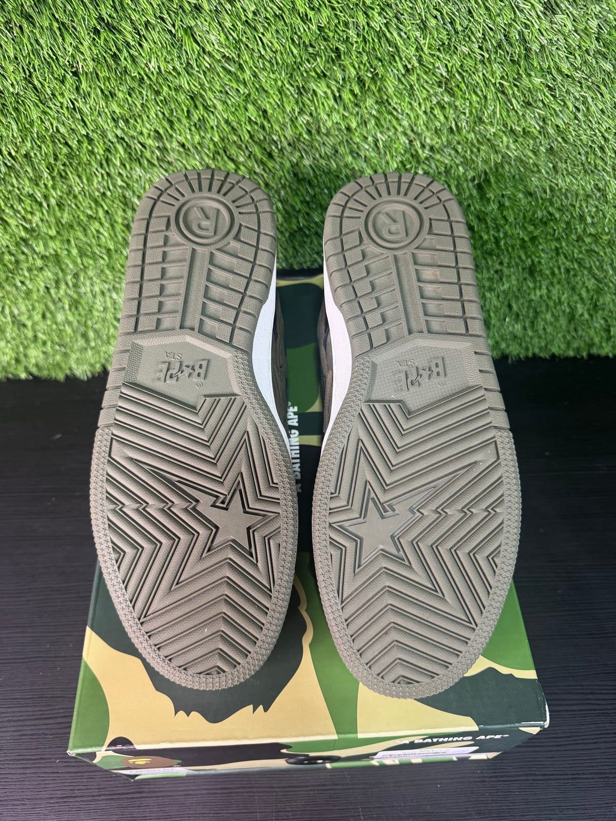 A Bathing Ape Bape SK8 Sta ABC Camo Green (2022)