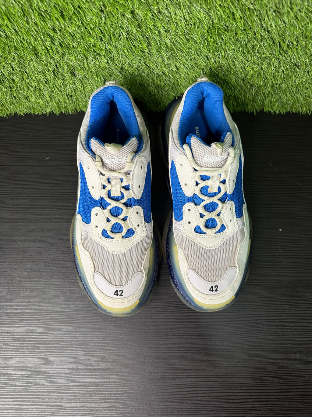 Balenciaga Triple S Sneaker White Blue