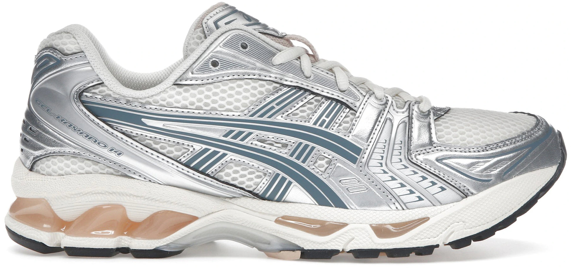 ASICS Gel-Kayano 14 Birch Pure Silver Teal Gold