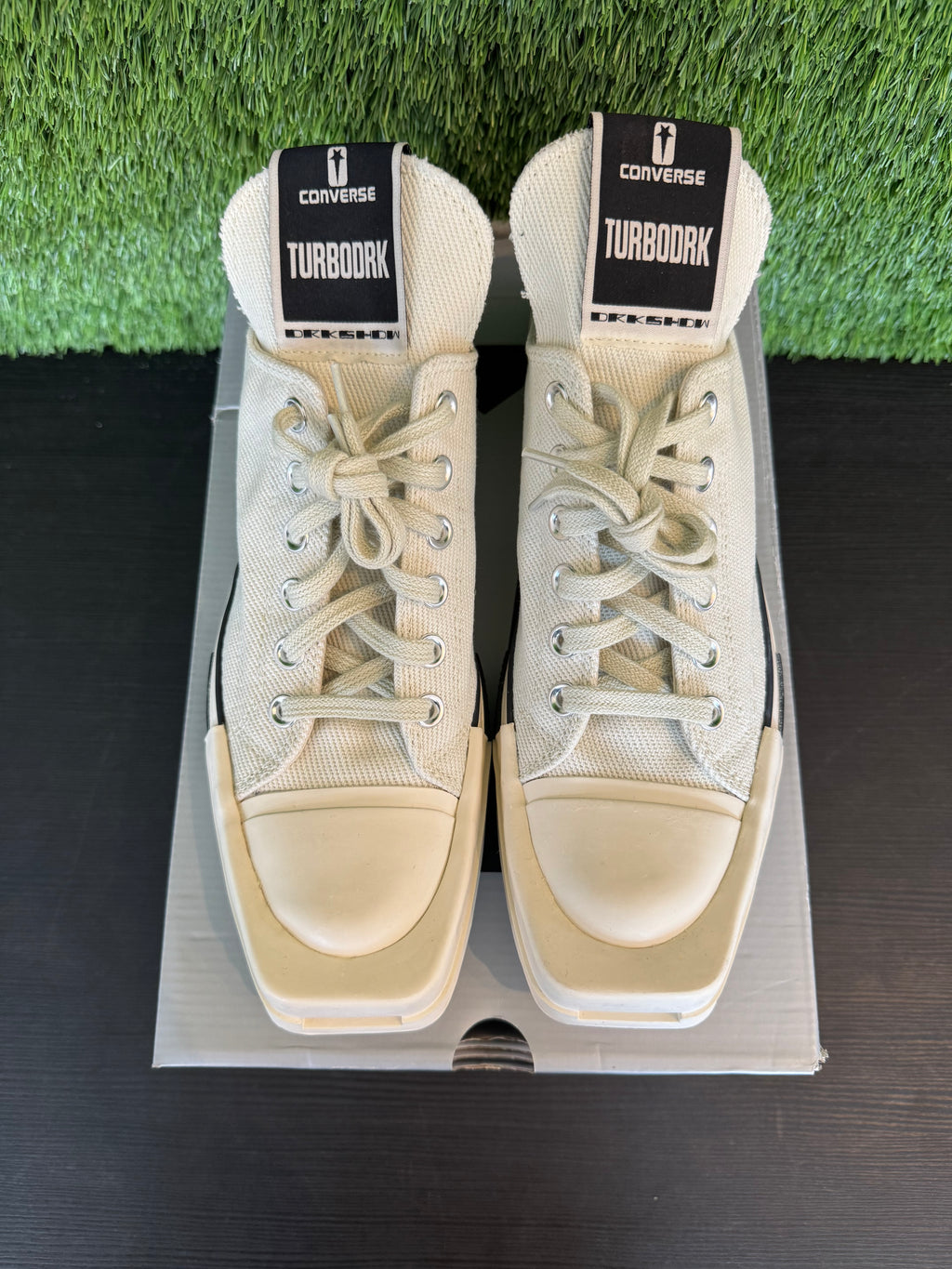 Converse TURBODRK Chuck Taylor All Star 70 Ox Rick Owens DRKSHDW White