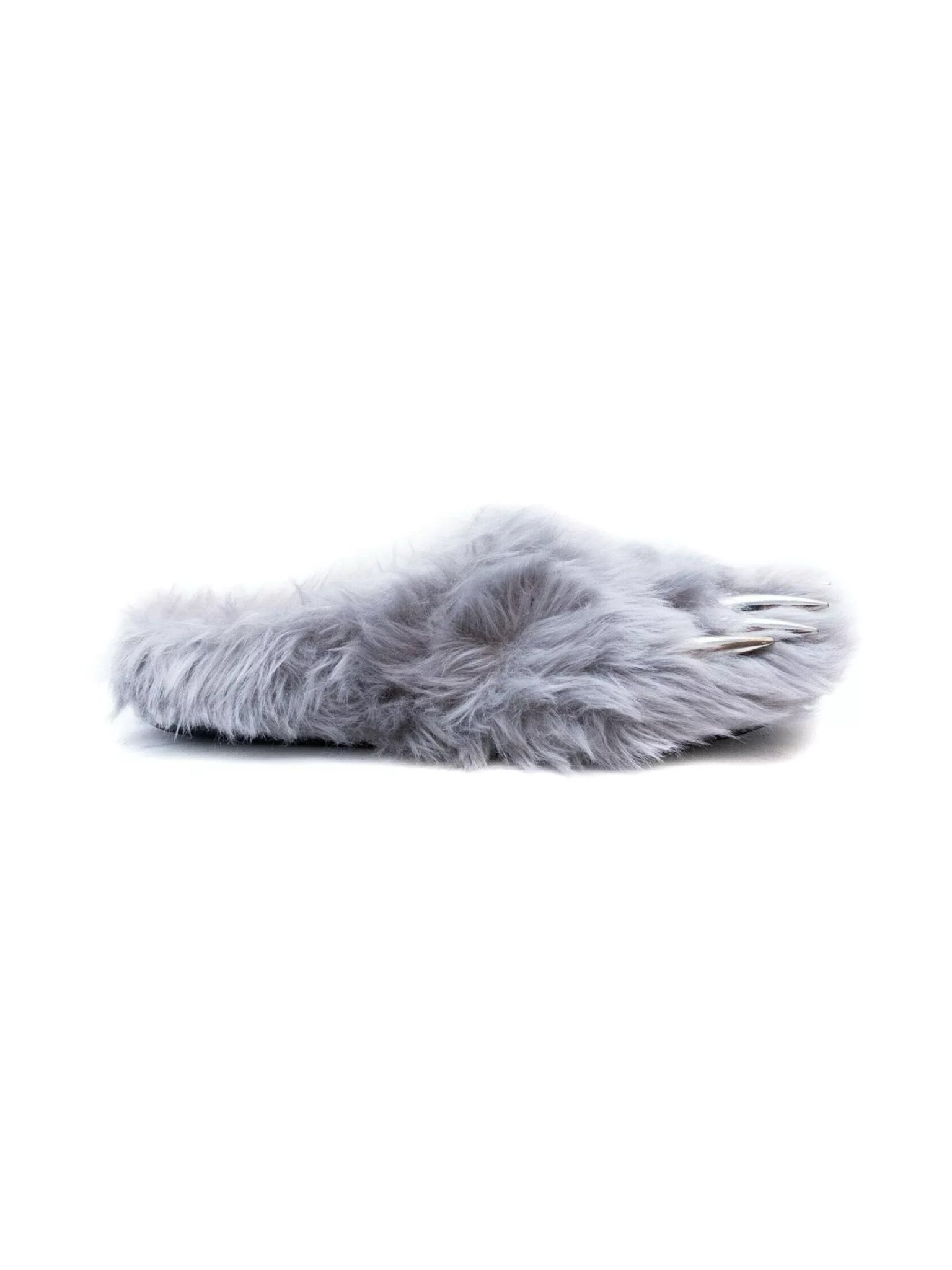 Bravest Studio Slides Silver fur