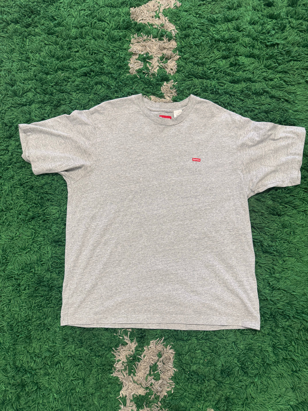 Supreme Small Box Tee Heather Grey