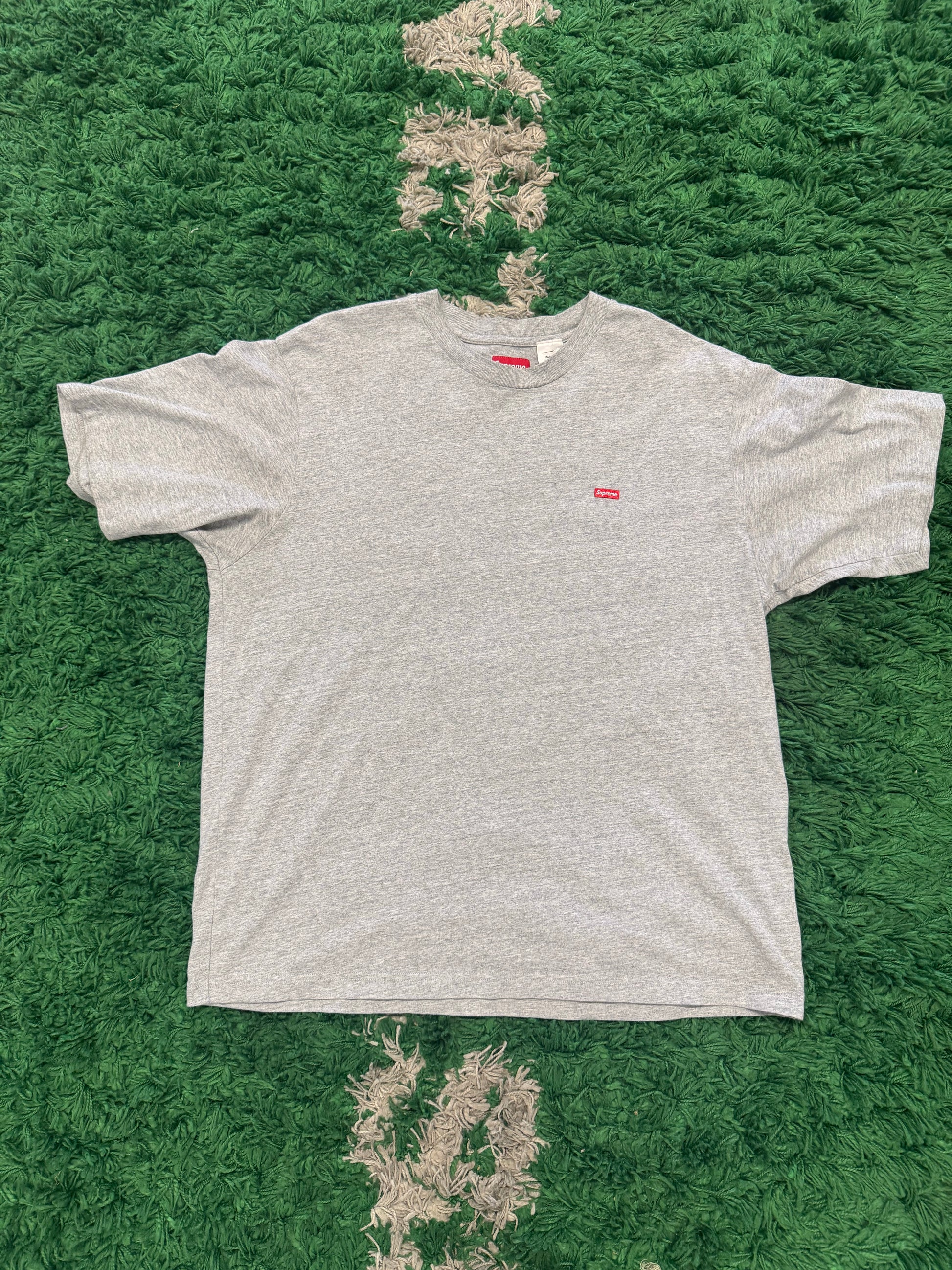 Supreme Small Box Tee Heather Grey