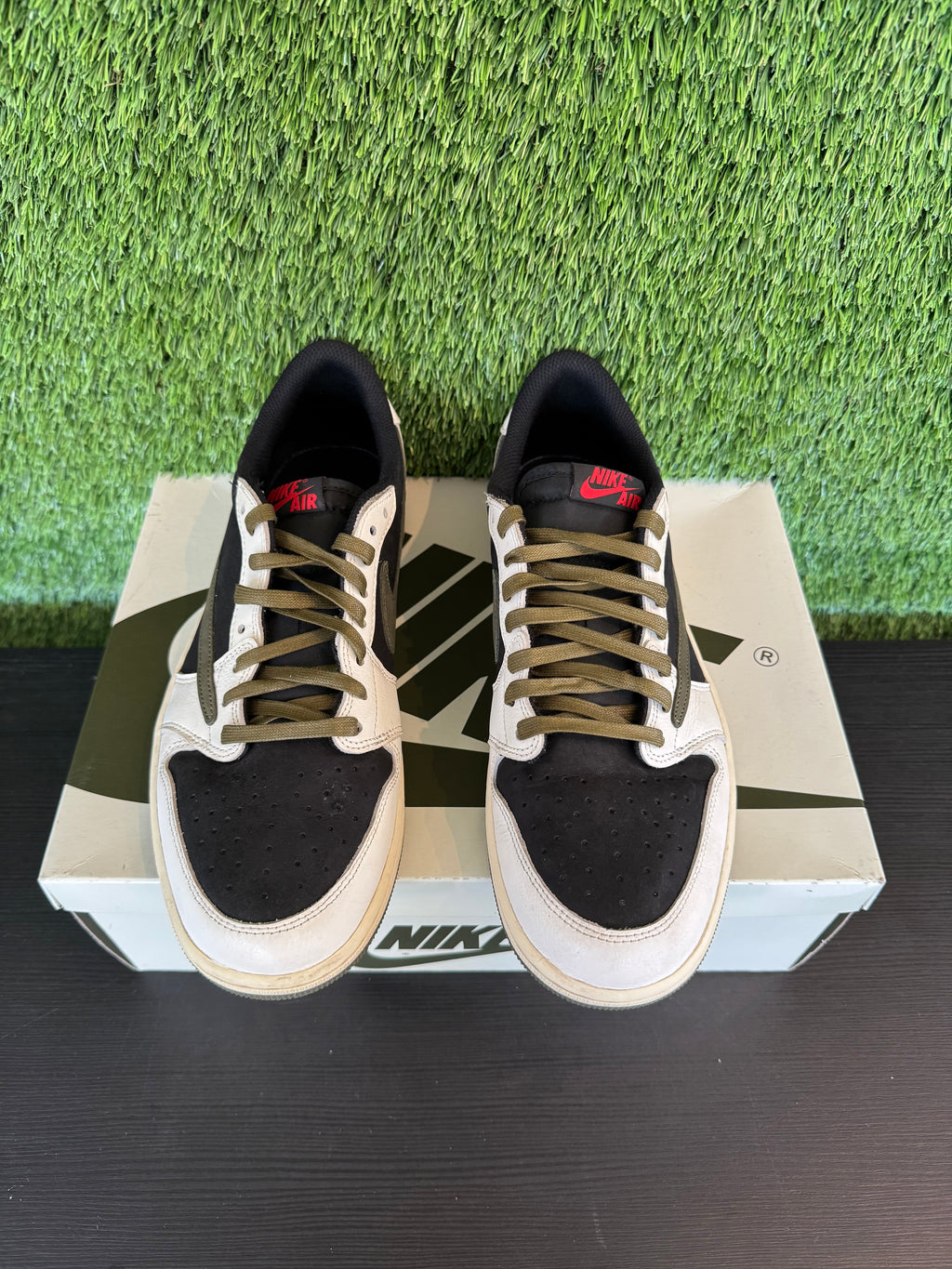 Jordan 1 Retro Low OG SP Travis Scott Olive (Women's)