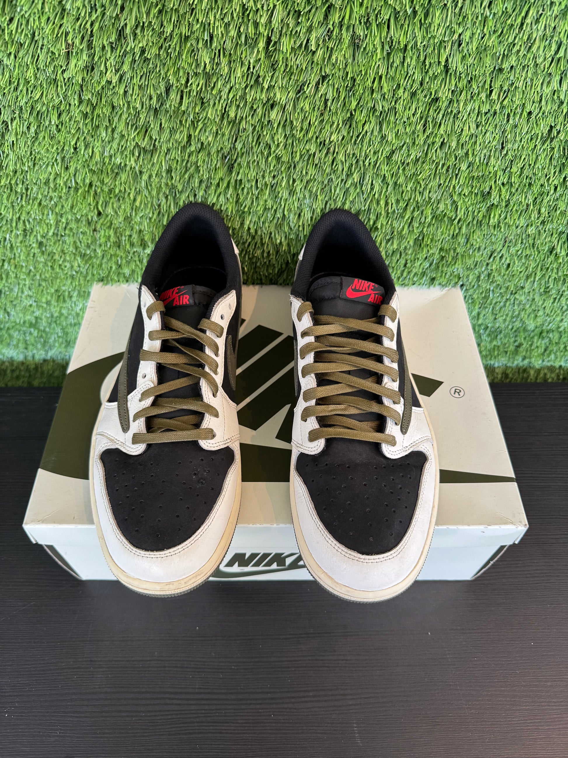 Jordan 1 Retro Low OG SP Travis Scott Olive (Women's)