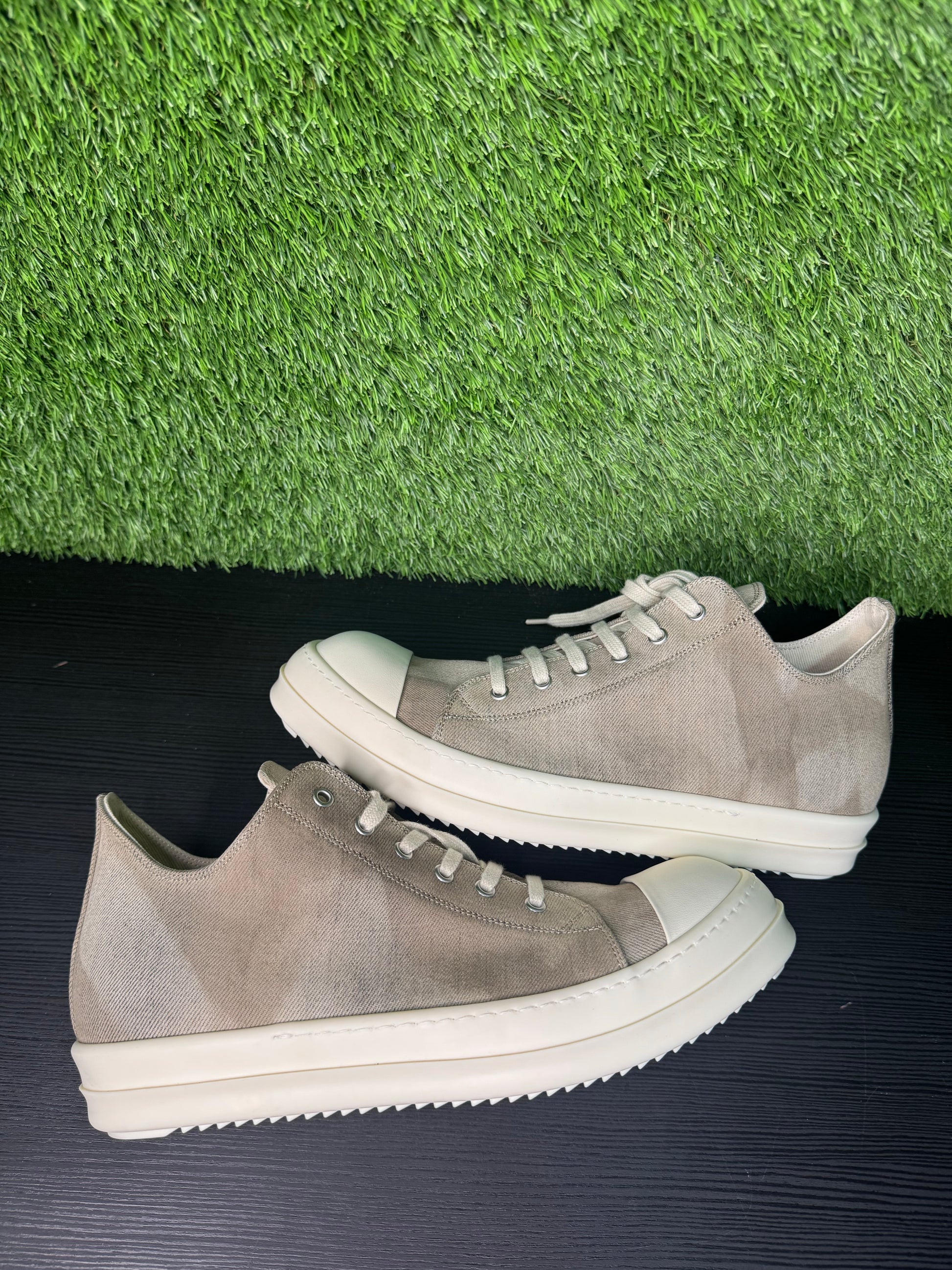 Rick Owens DRKSHDW overdyed denim low