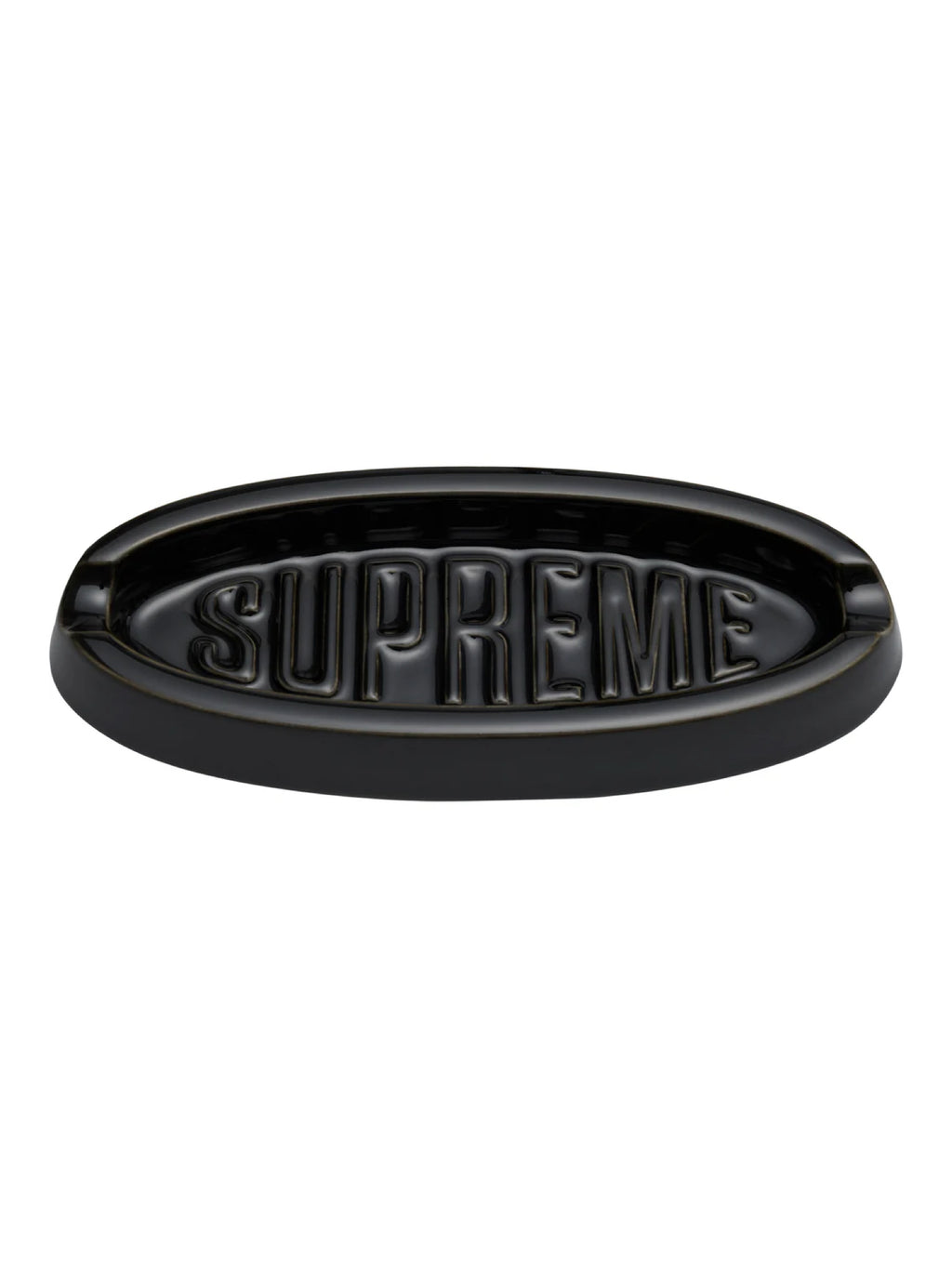Supreme Oval Ash Tray Black