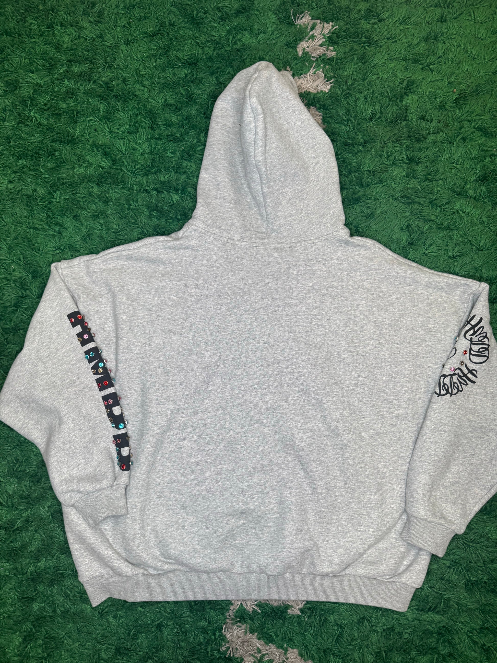 HMDD Camo Chimstone Grey Zip-Up Hoodie