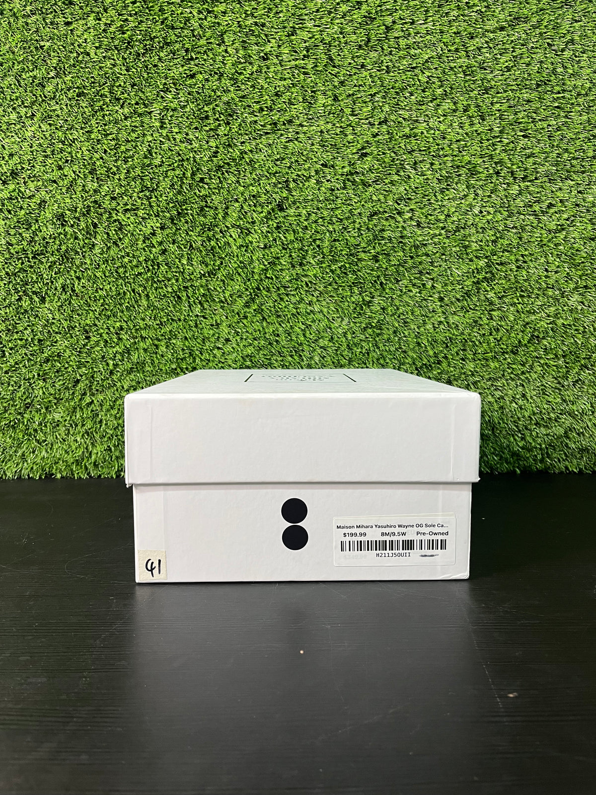 Maison Mihara Yasuhiro Wayne OG Sole Canvas Low Black