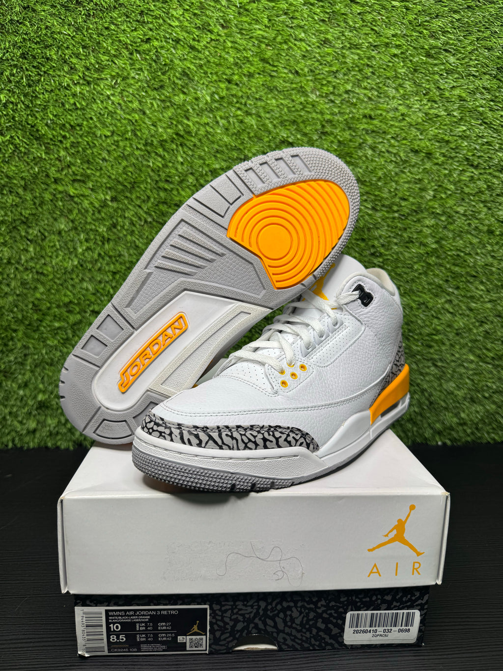 Jordan 3 Retro Laser Orange (Women's)