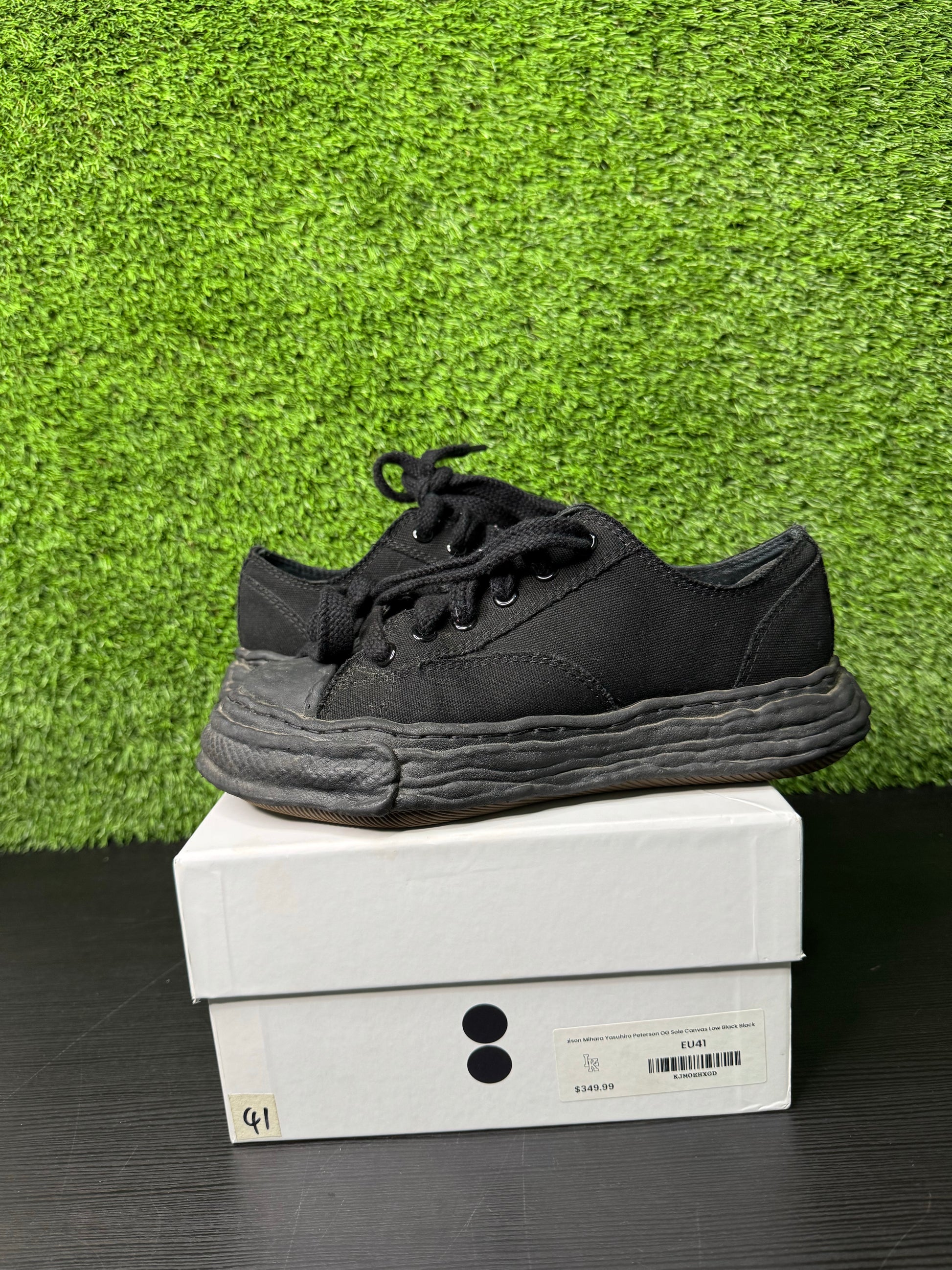 Maison Mihara Yasuhiro Wayne OG Sole Canvas Low Black
