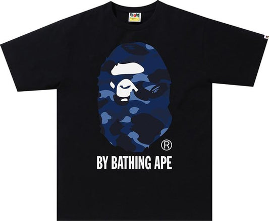Bape Came Ape Head T-Shirt Navy Blue/Black