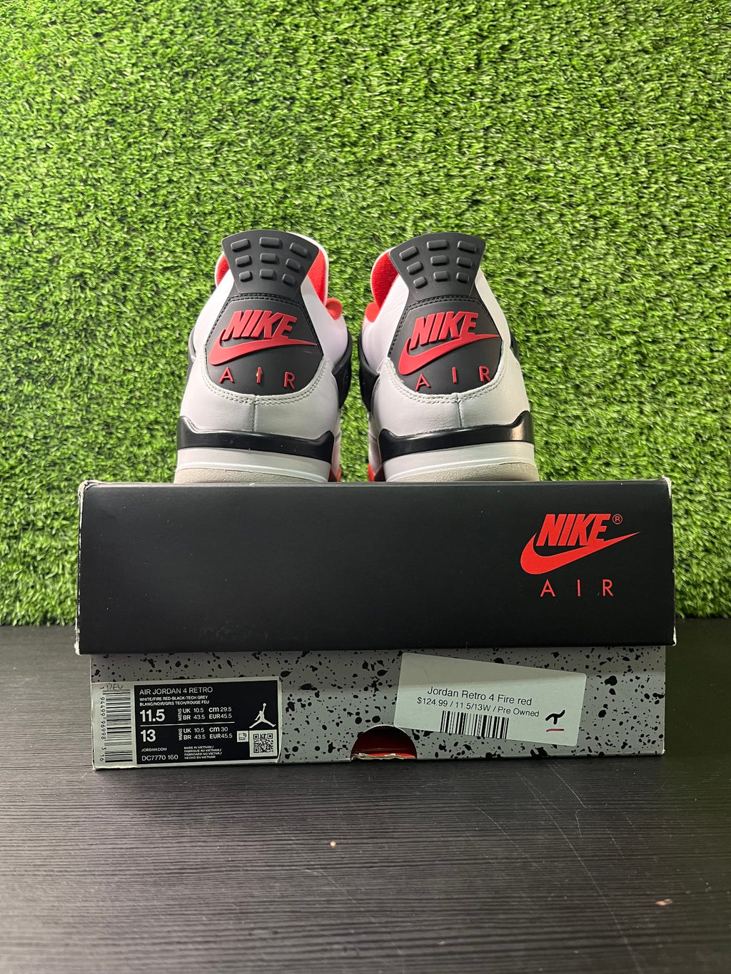 Jordan Retro 4 Fire red