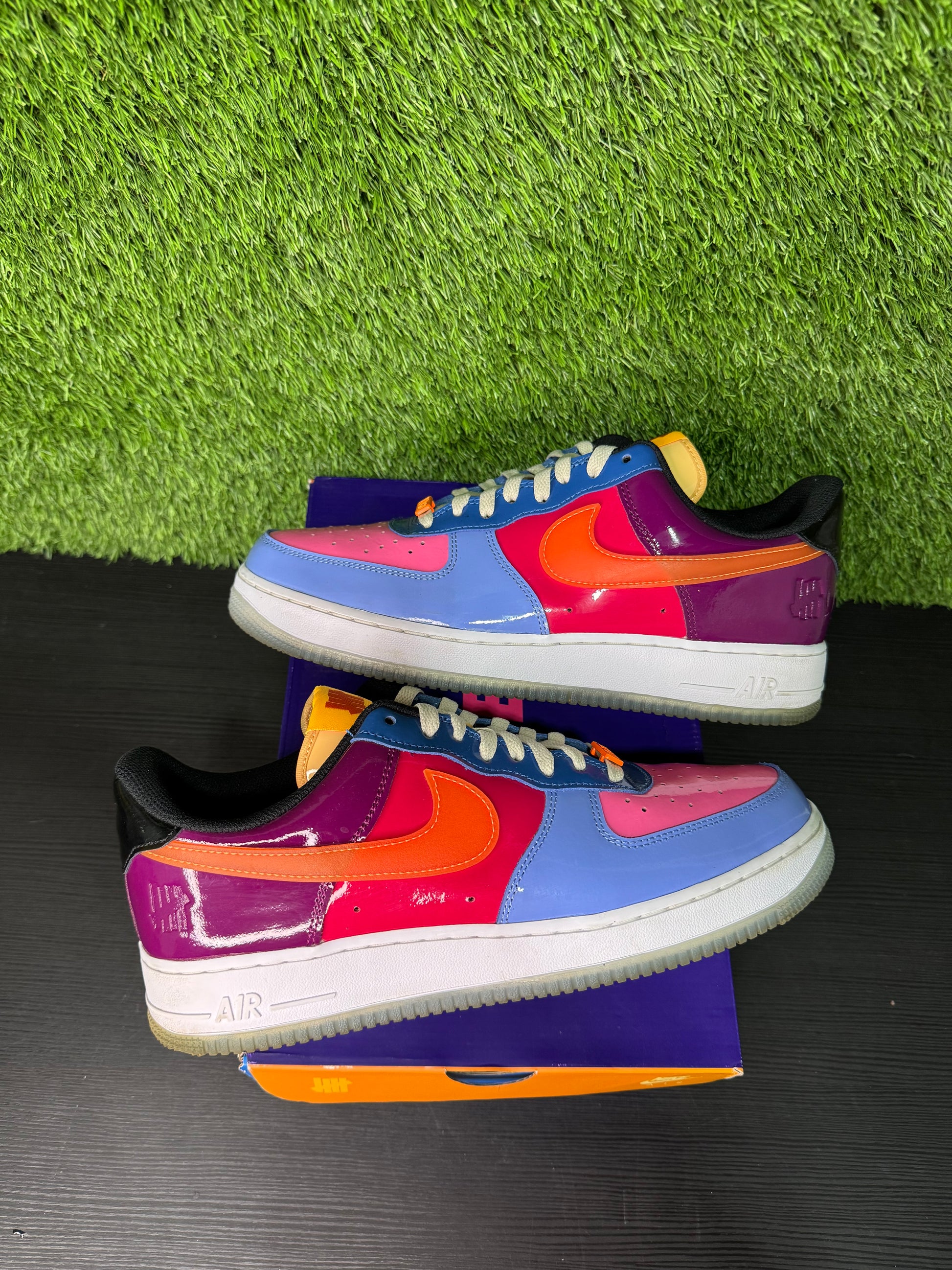 Nike AF1 Undefeated Multi-patent pink prime