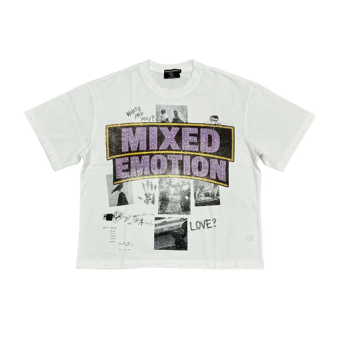 Mixed emotions lost identity tee