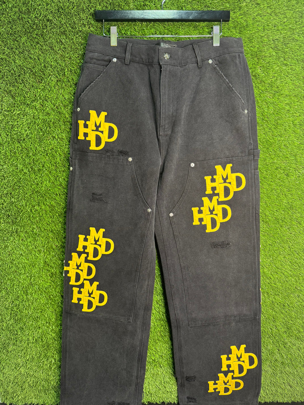HMDD patchwork carpenter denim