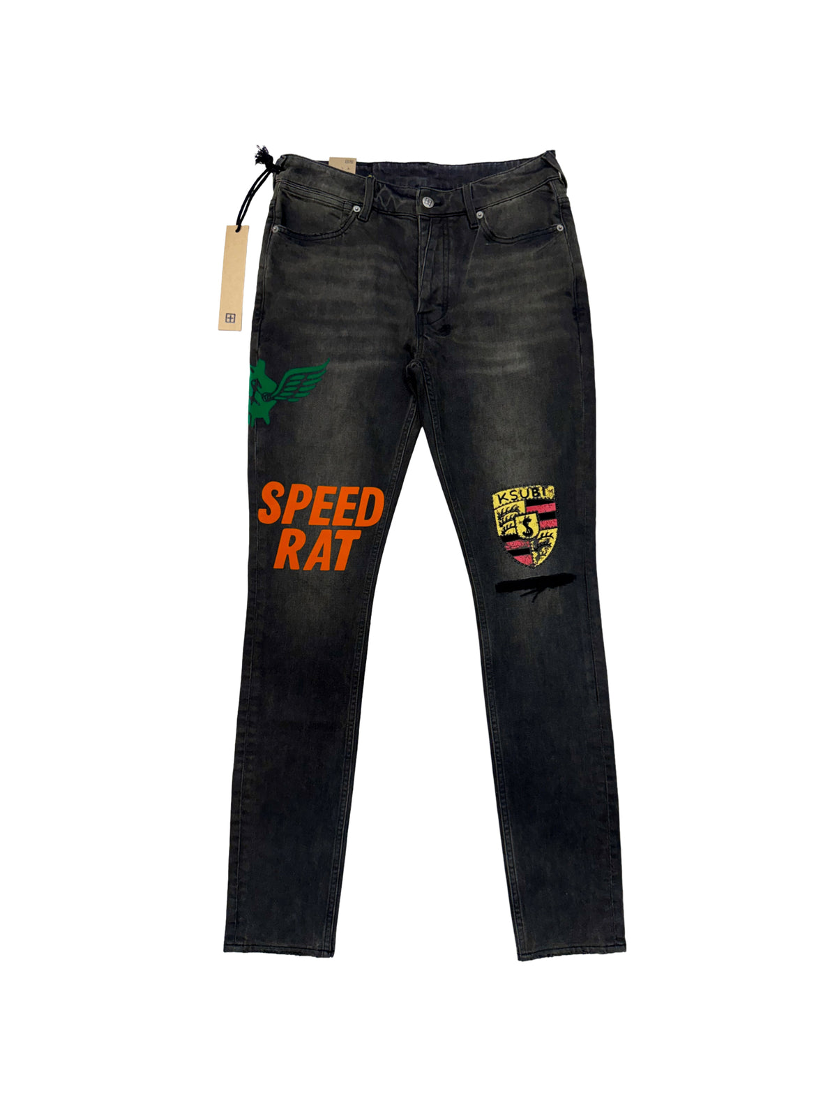 Ksubi Speed Rat Moto Jeans Black