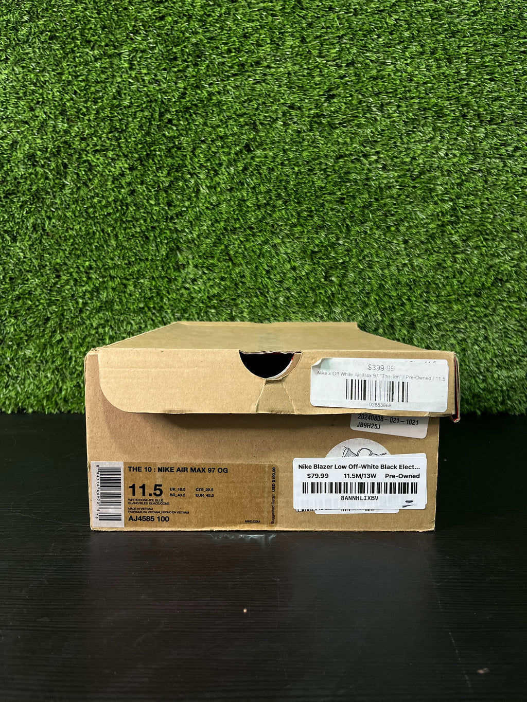 Nike Blazer Low Off-White Black Electro Green