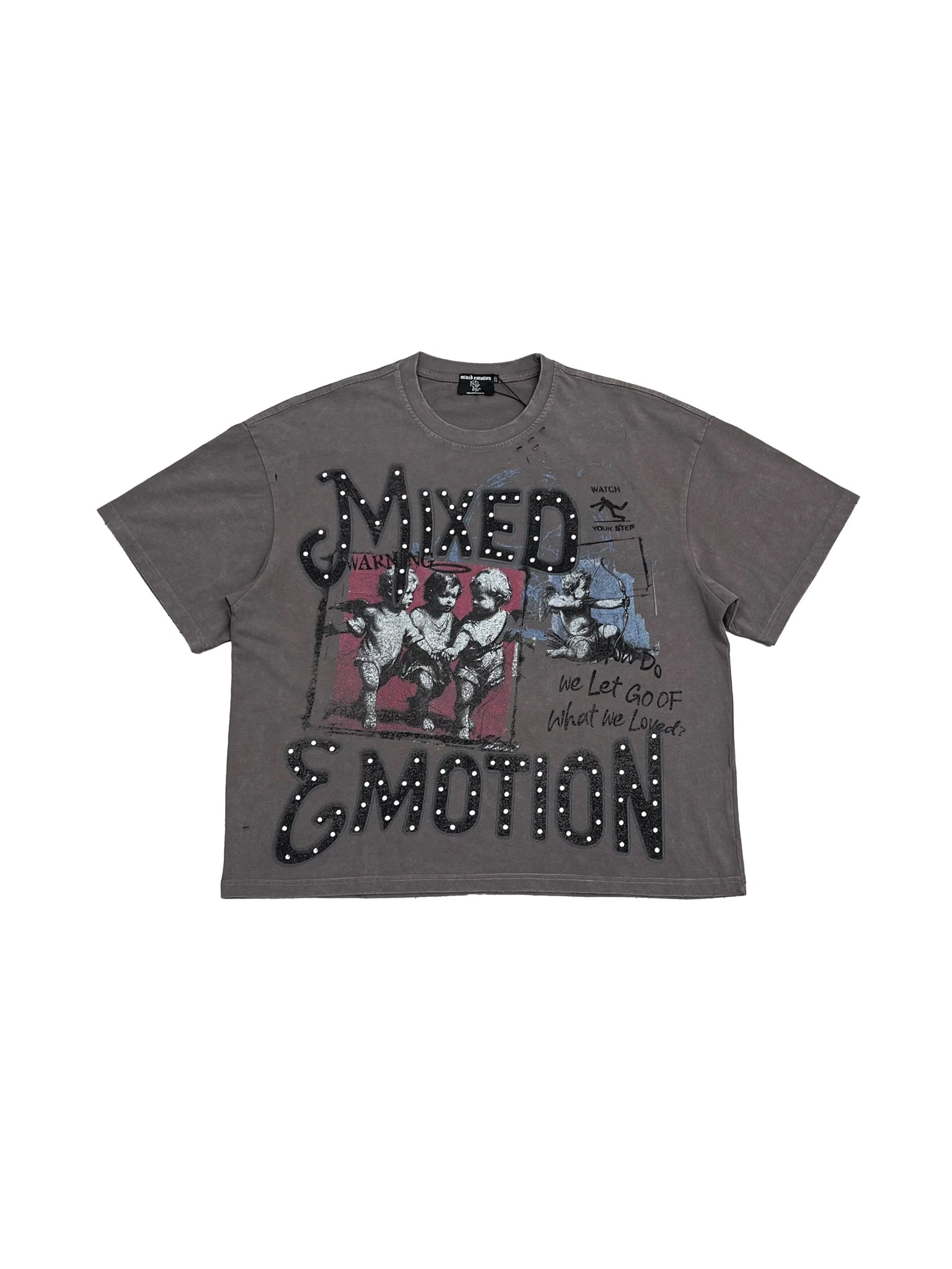 Mixed Emotions Grey Friend tee